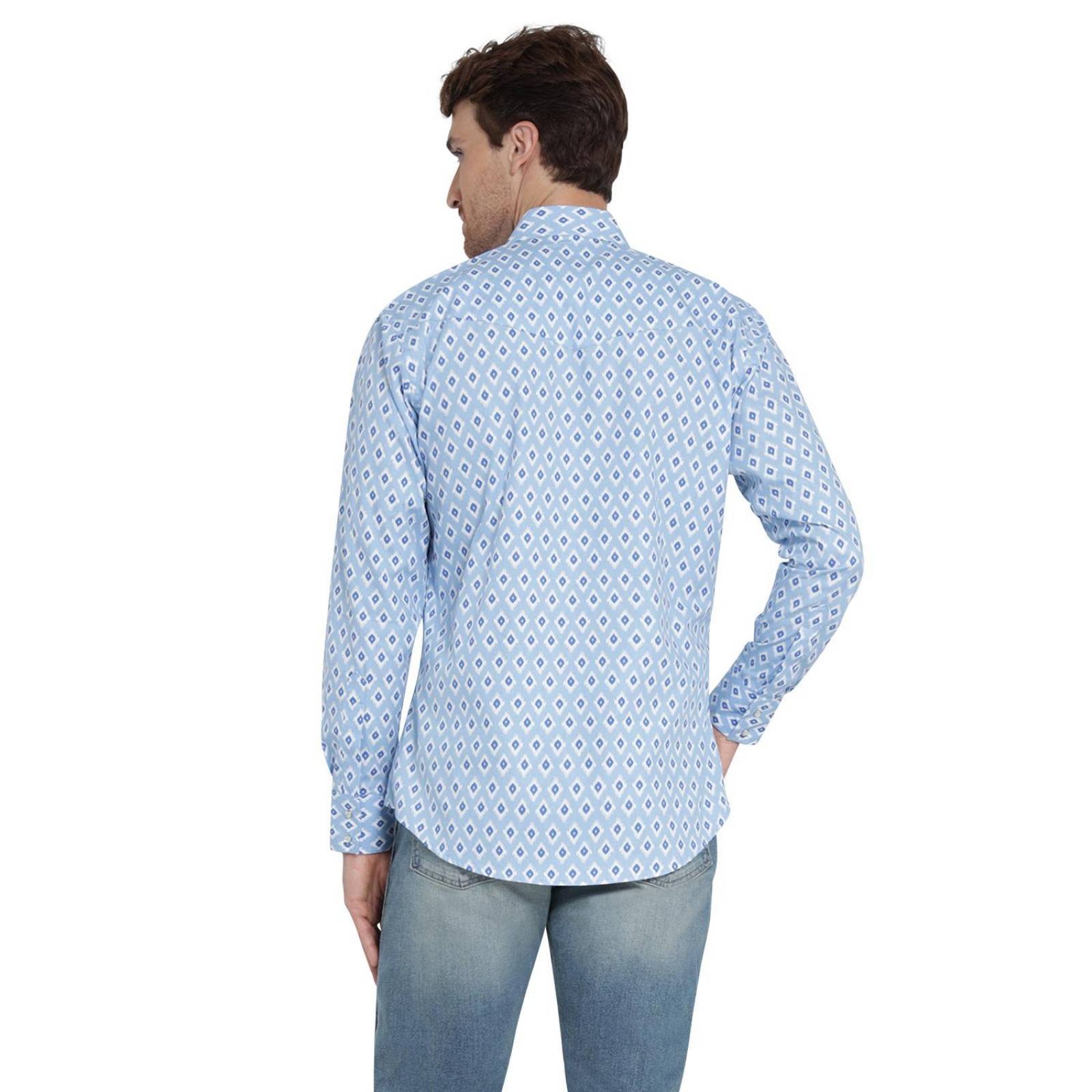 Camisa Vaquera Hombre Wrangler Regular Fit Manga larga 4AT 