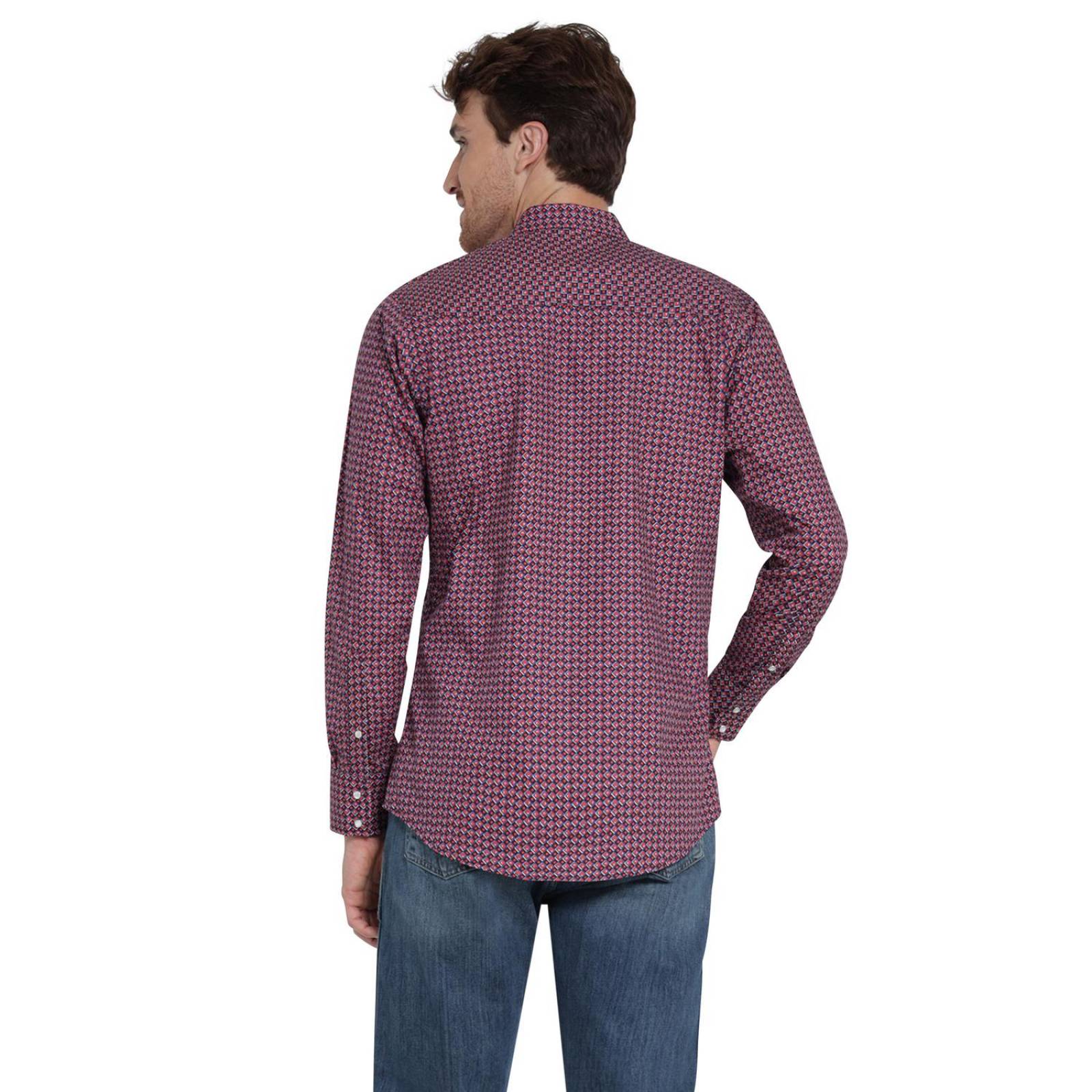 Camisa Vaquera Hombre Wrangler Slim Fit Manga larga 409 