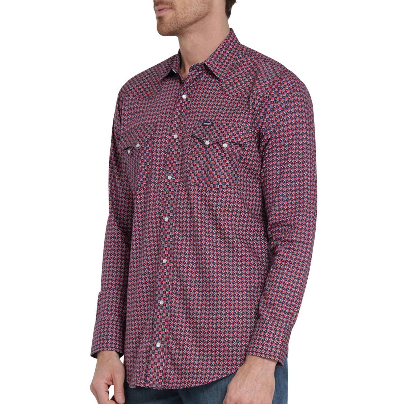 Camisa Vaquera Hombre Wrangler Slim Fit Manga larga 409 