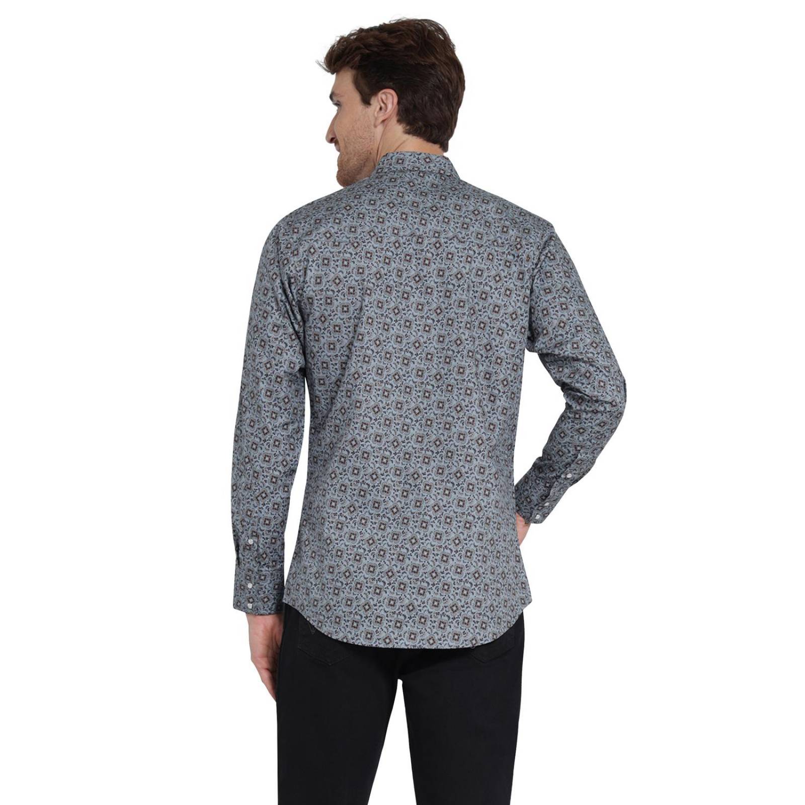 Camisa Vaquera Hombre Wrangler Slim Fit Manga larga 4BO 