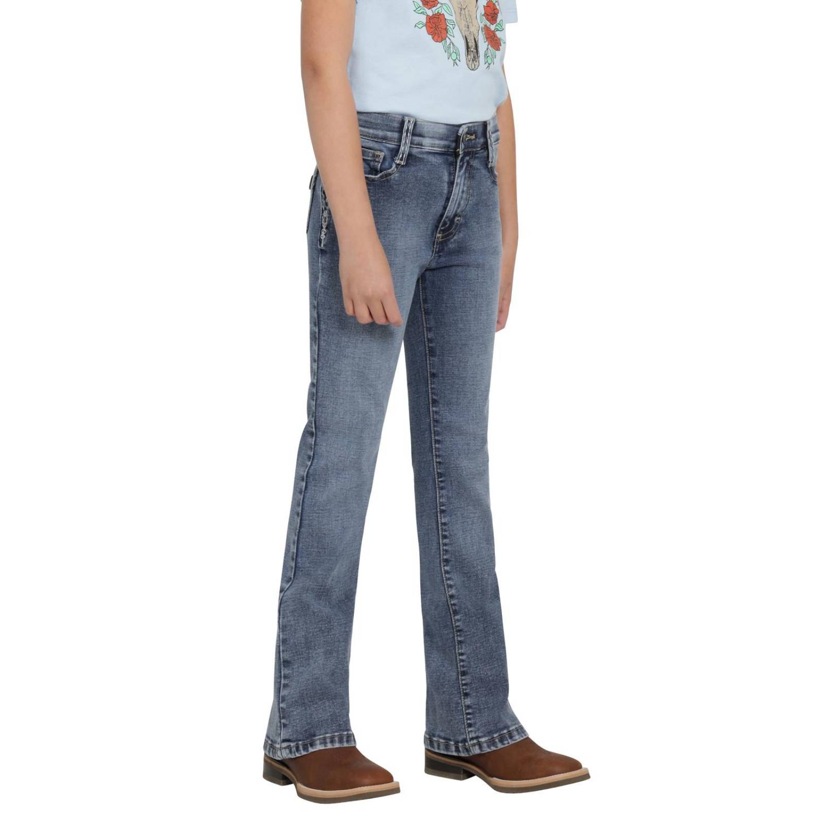Jeans Vaqueros Niña Wrangler Boot Cut 01N 
