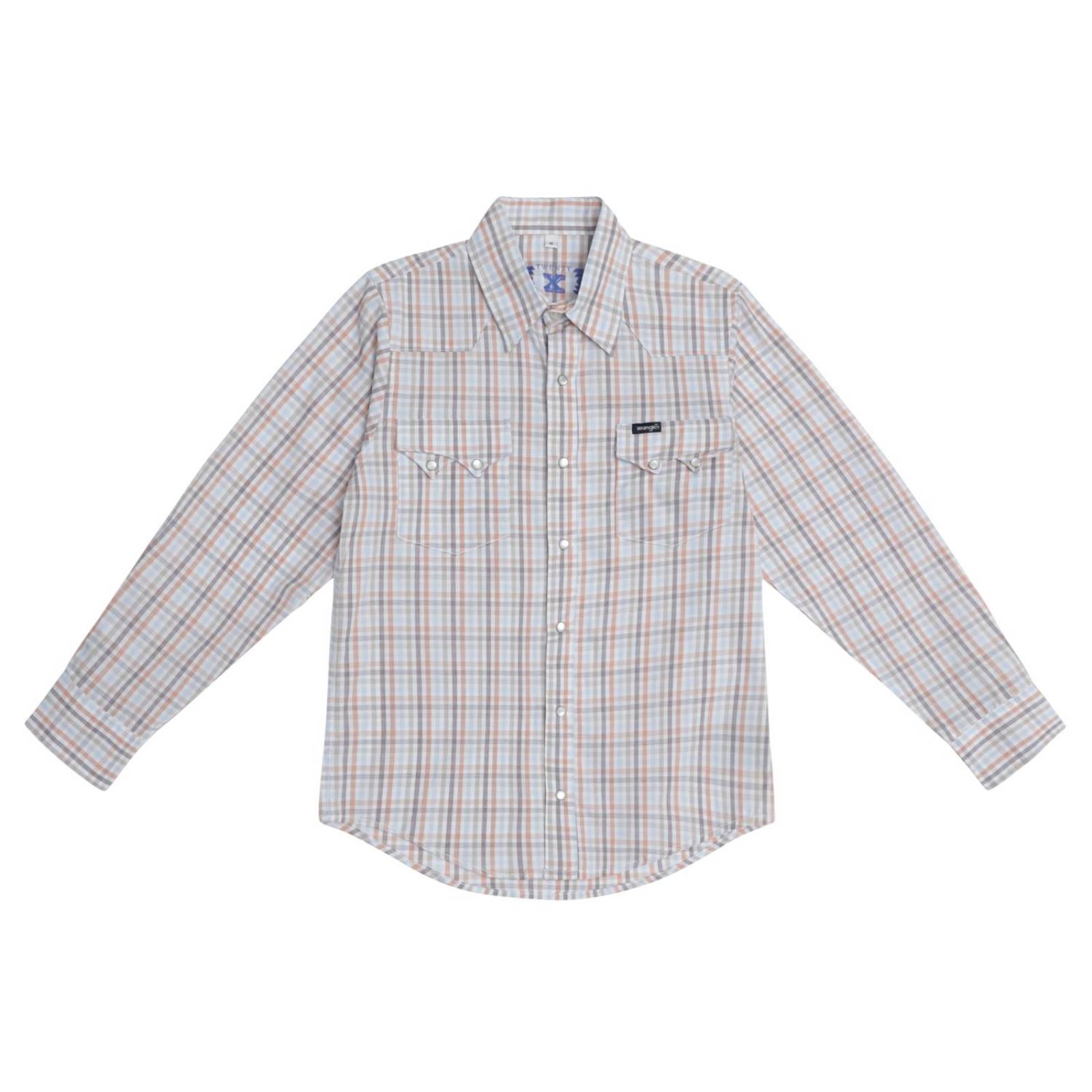 Camisa Vaquera Niño Wrangler Slim Fit Manga larga 407
