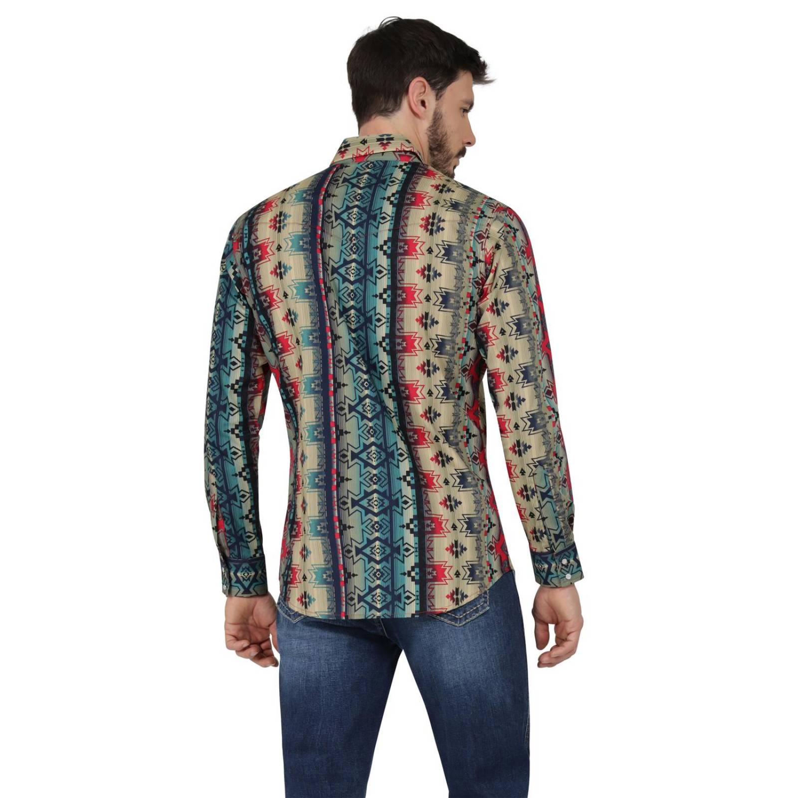Camisa Vaquera Hombre Wrangler Regular Fit Manga larga 4AO 