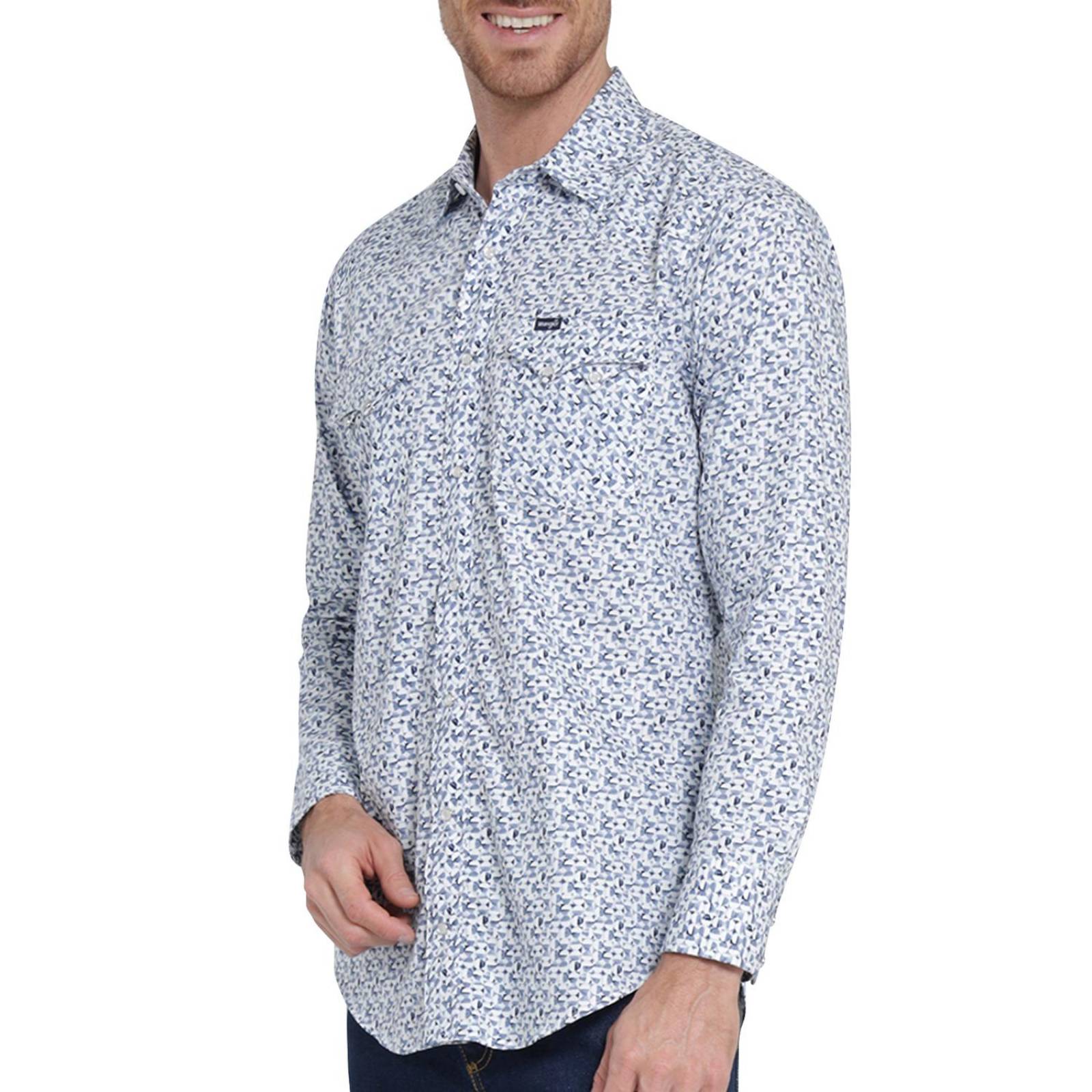 Camisa Vaquera Hombre Wrangler Slim Fit Manga larga 4BB 