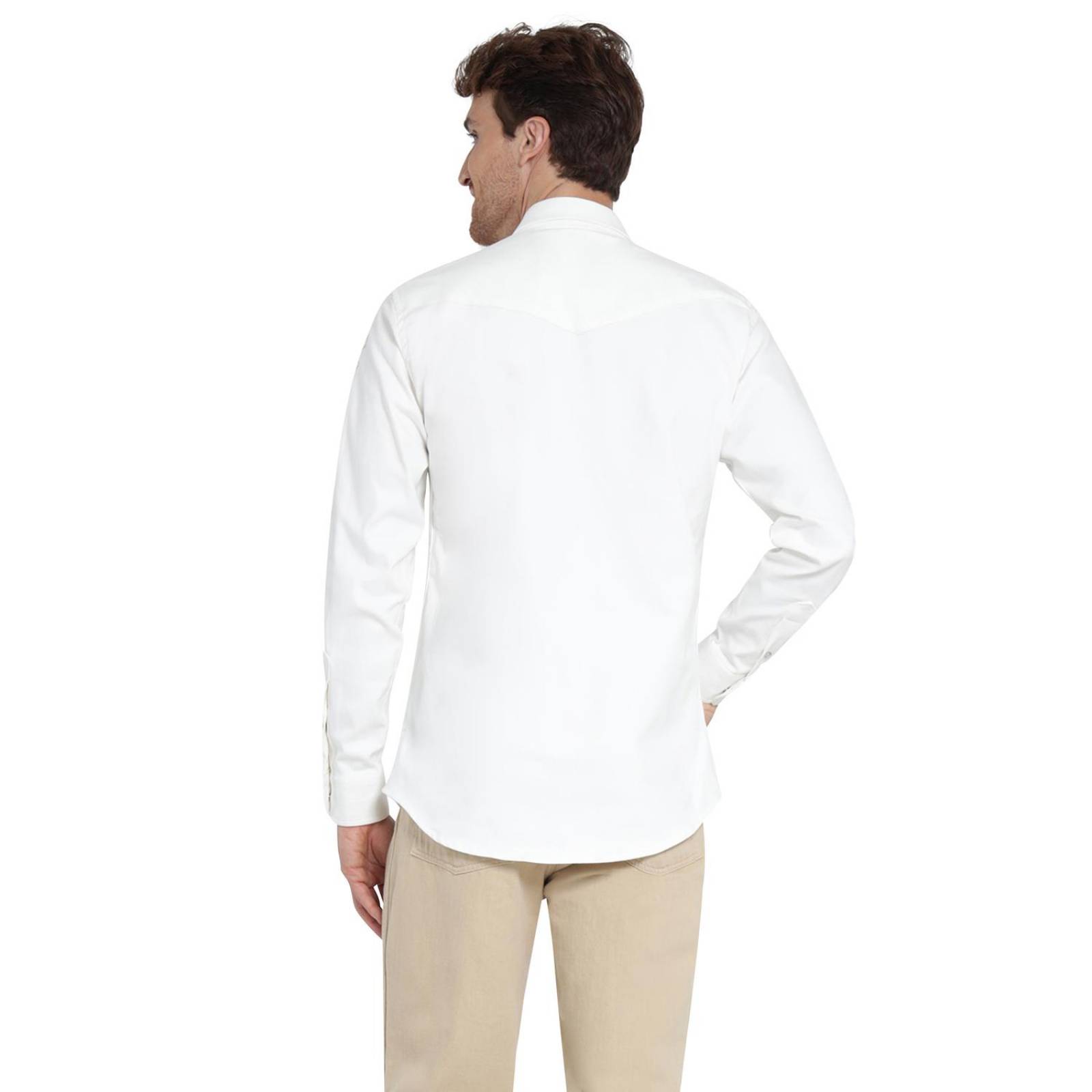 Camisa Vaquera Hombre Wrangler Regular Fit Manga larga 4AP 