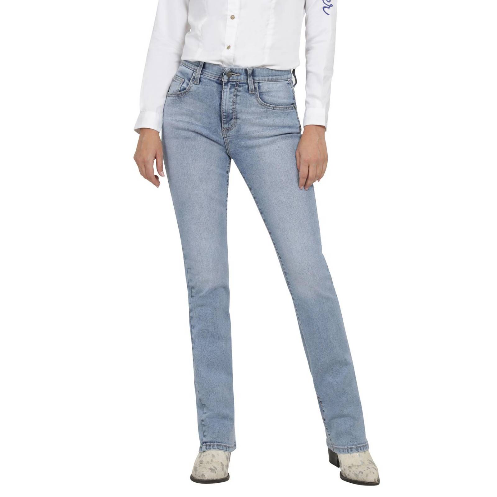 Jeans Vaqueros Mujer Wrangler High Rise Boot 401 