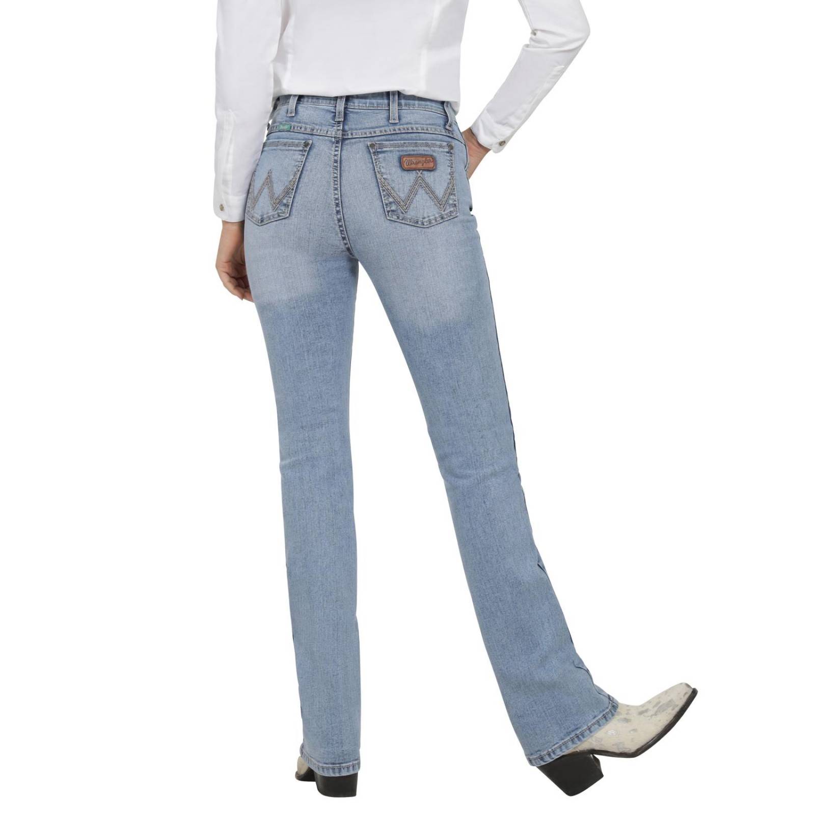 Jeans Vaqueros Mujer Wrangler High Rise Boot 401 