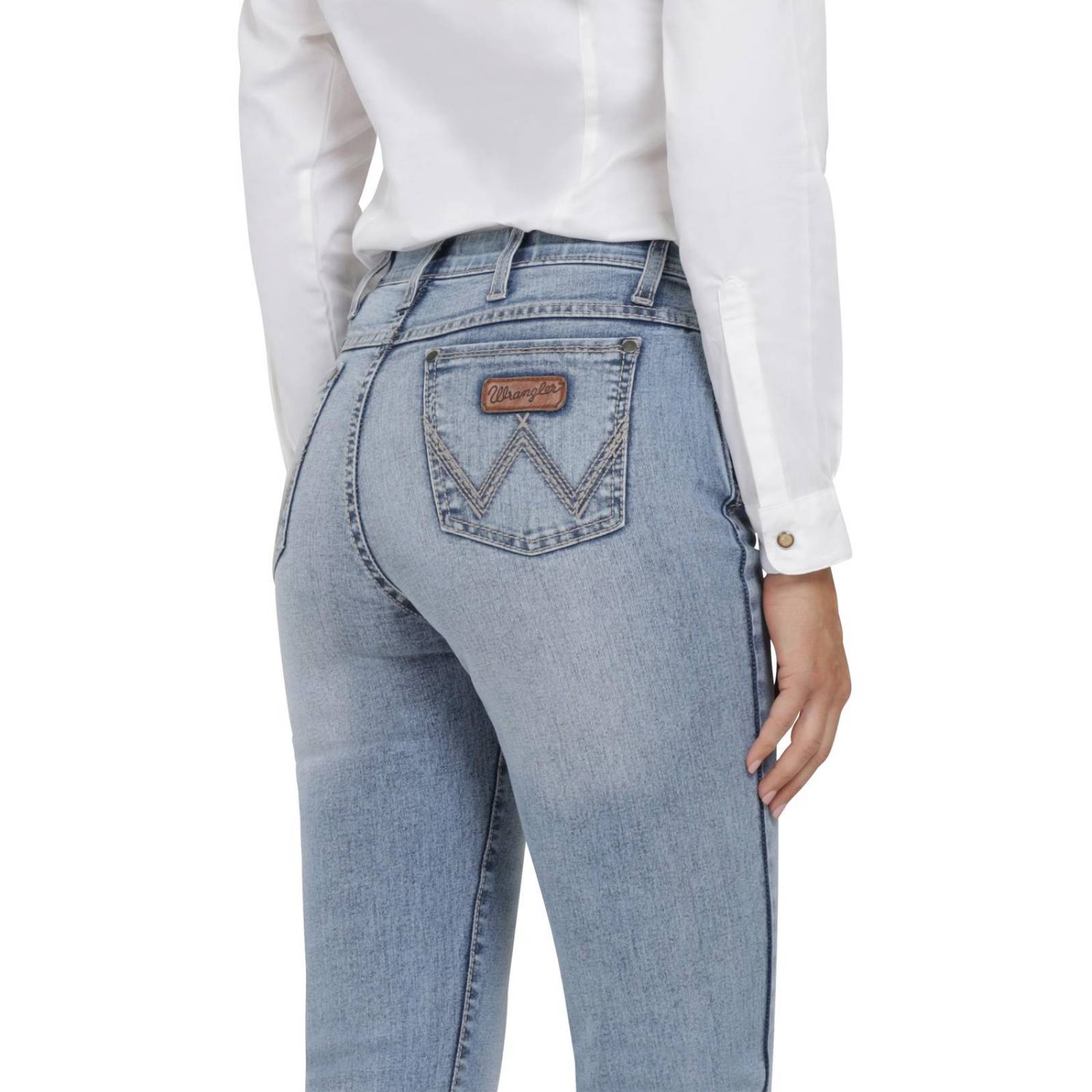 Jeans Vaqueros Mujer Wrangler High Rise Boot 401 