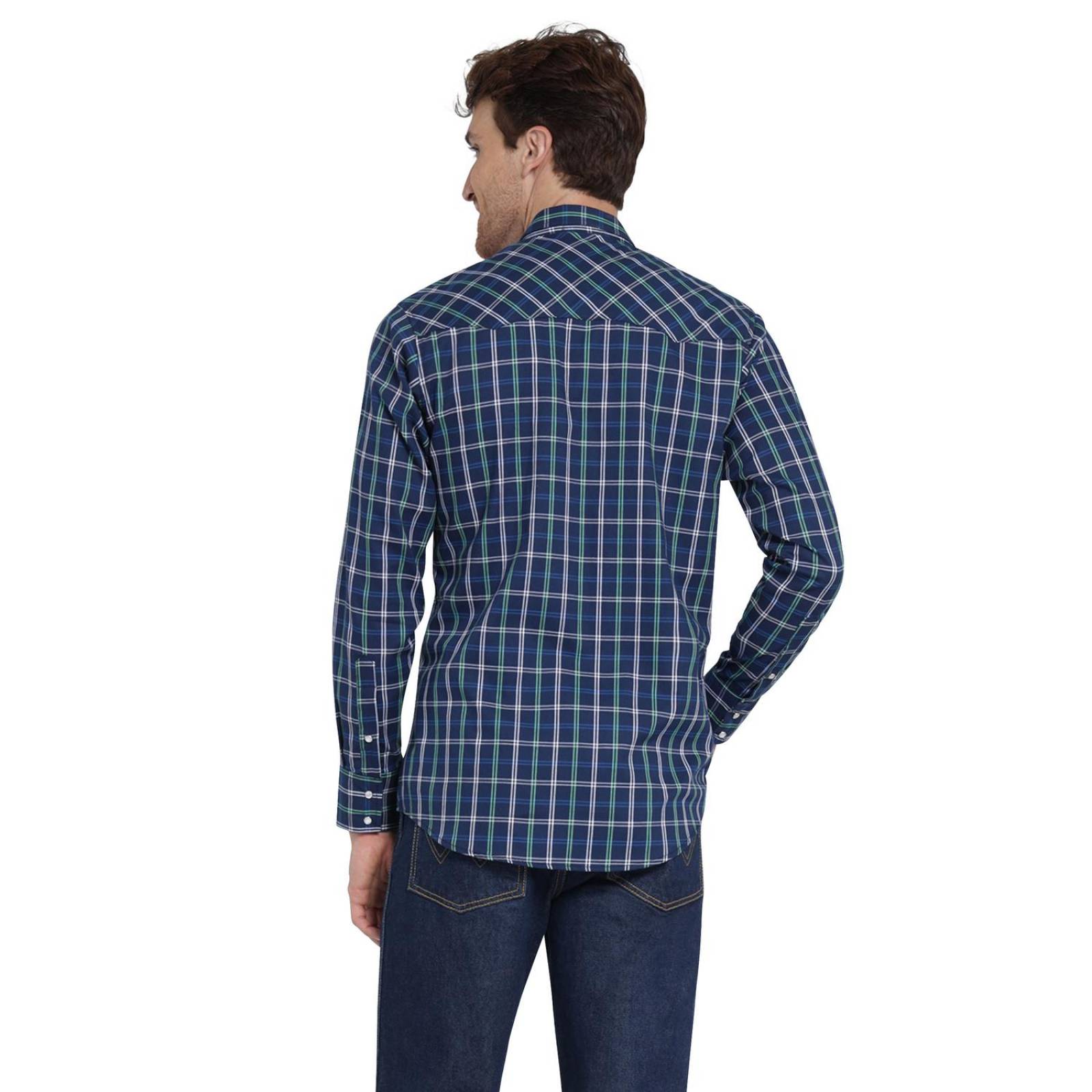 Camisa Vaquera Hombre Wrangler Slim Fit Manga larga 4AV 
