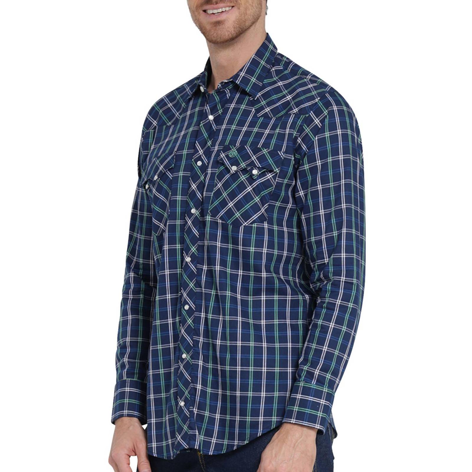 Camisa Vaquera Hombre Wrangler Slim Fit Manga larga 4AV 