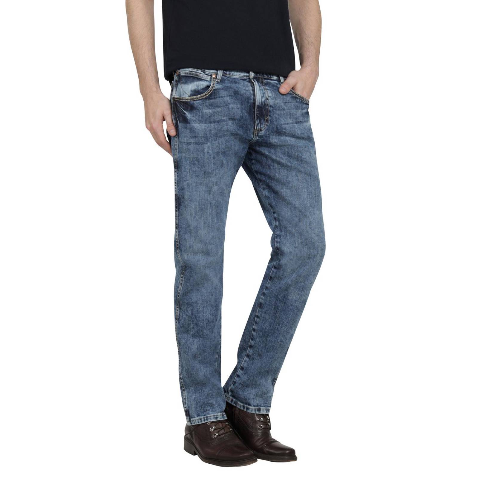 Jeans Vaqueros Hombre Wrangler Slim Straight 401 