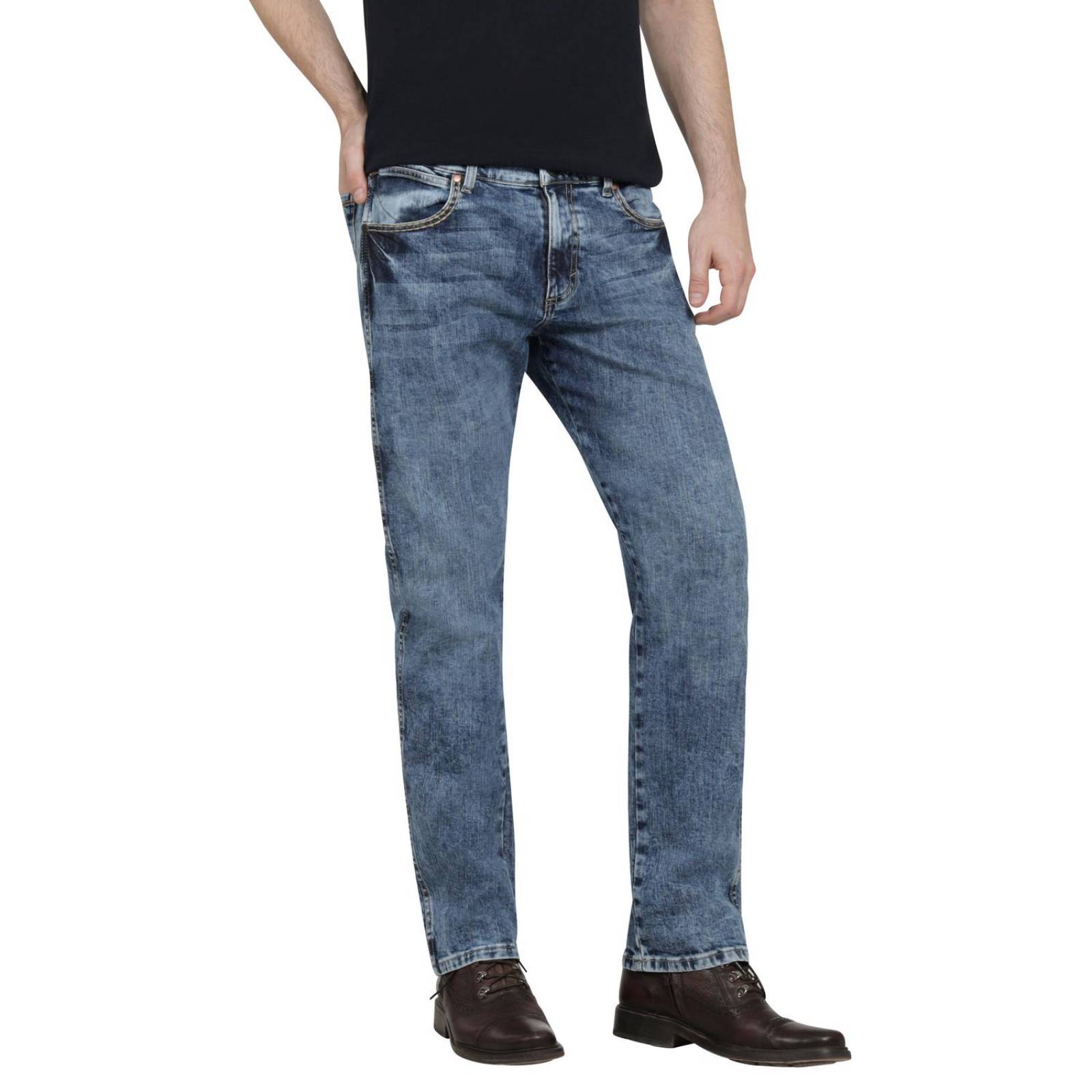 Jeans Vaqueros Hombre Wrangler Slim Straight 401 