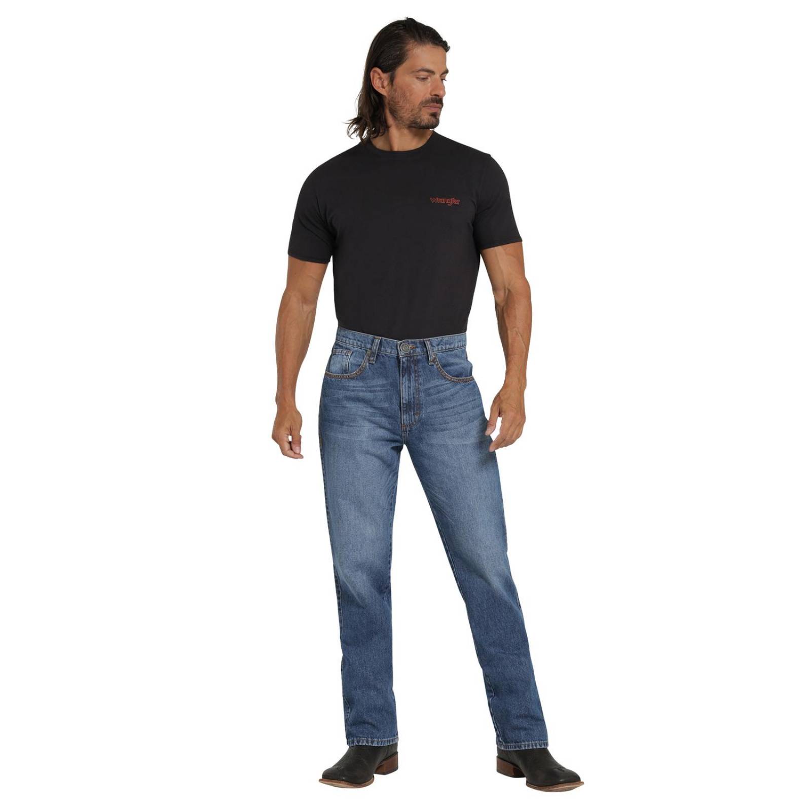 Jeans Vaqueros Hombre Wrangler Slim Boot 401 