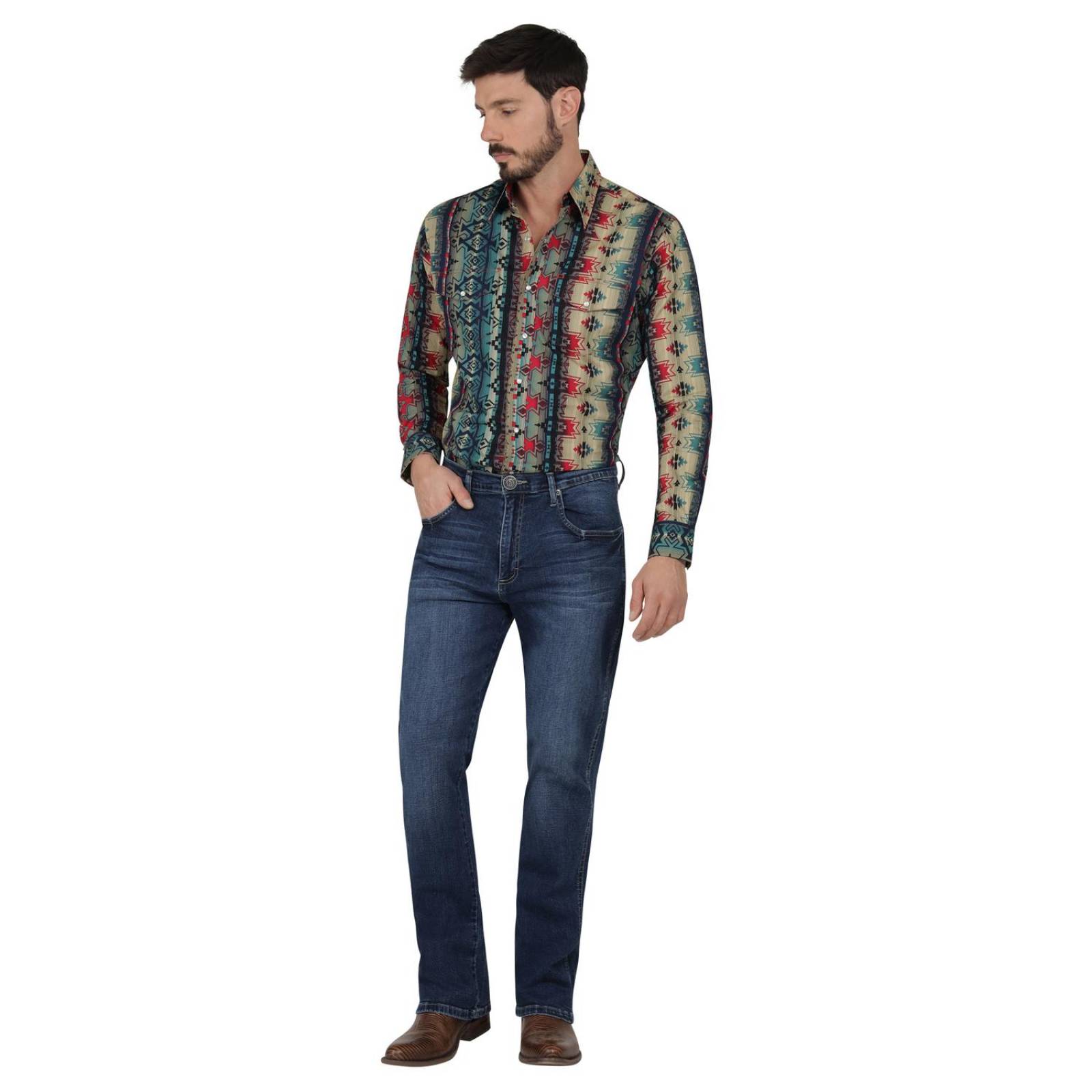 Jeans Vaqueros Hombre Wrangler Slim Boot 4BV 