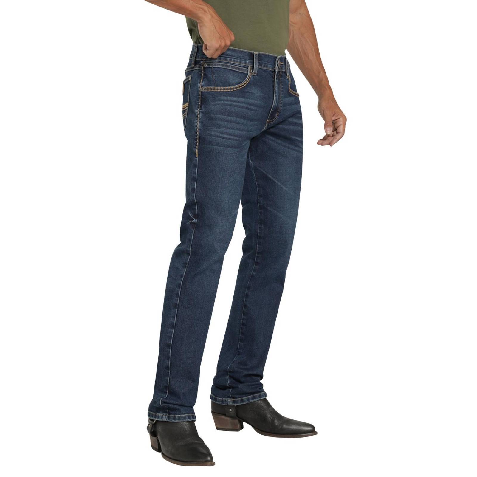 Jeans Vaqueros Hombre Wrangler Slim Straight 01 