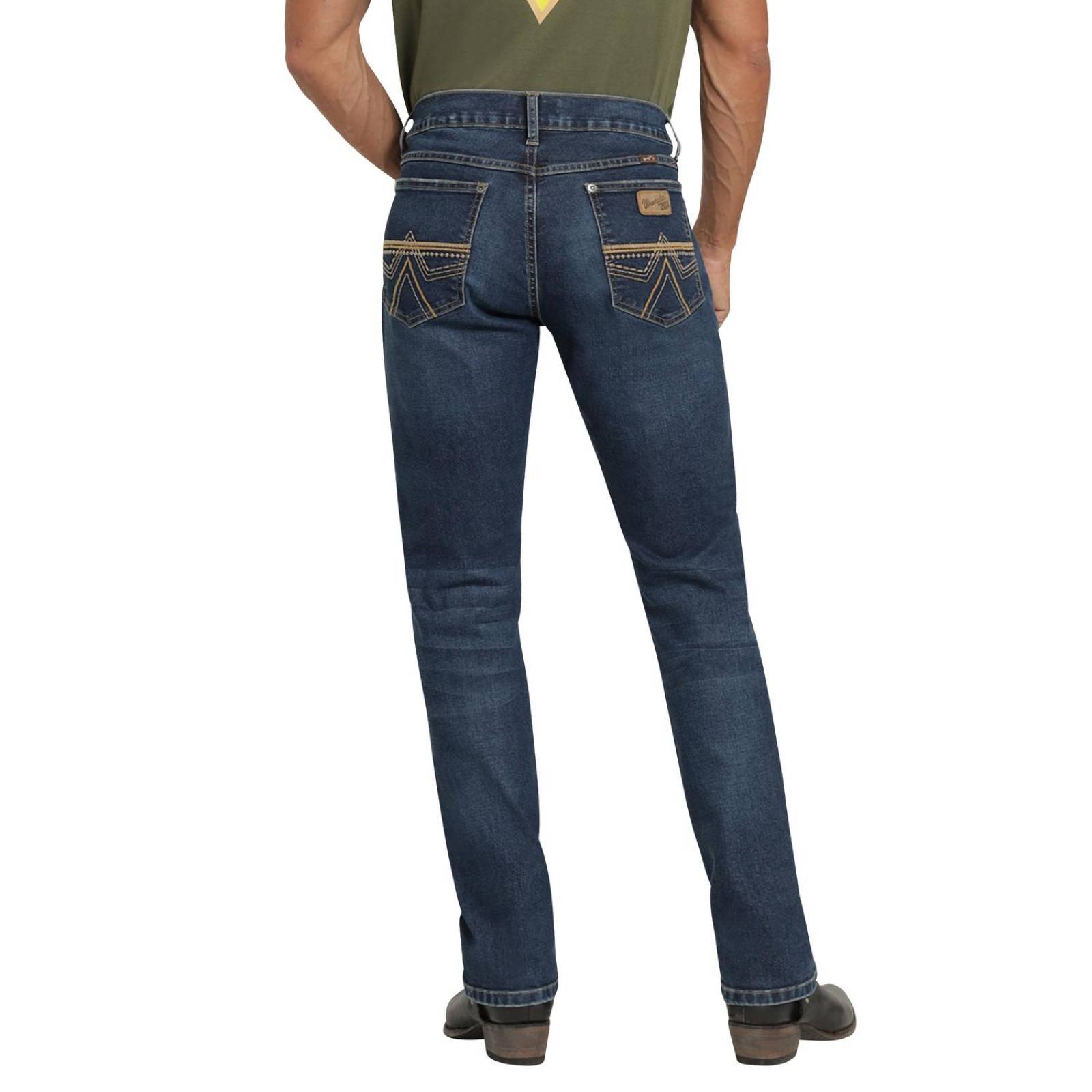 Jeans Vaqueros Hombre Wrangler Slim Straight 01 