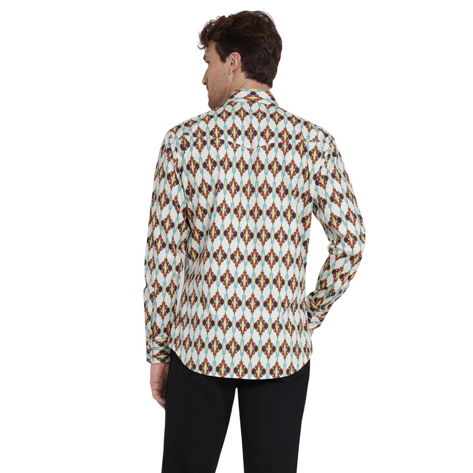 Camisa Vaquera Hombre Wrangler Regular Fit Manga larga 4AE