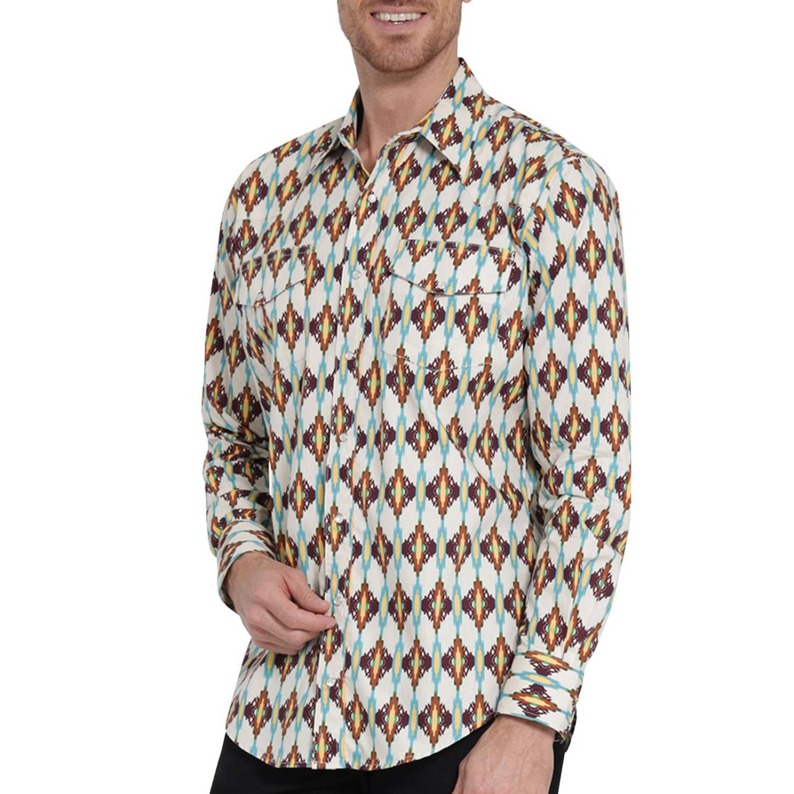 Camisa Vaquera Hombre Wrangler Regular Fit Manga larga 4AE