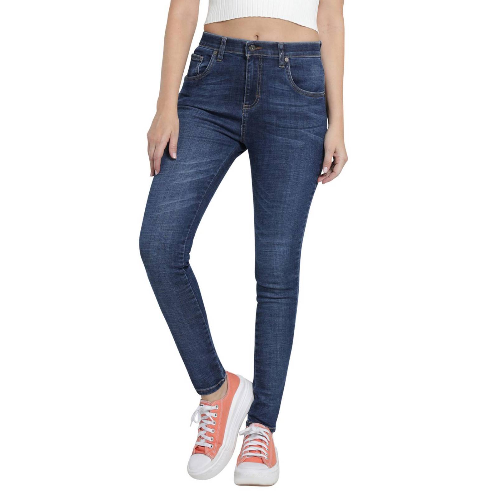 Jeans Mujer Lee Skinny Cintura extra alta 450