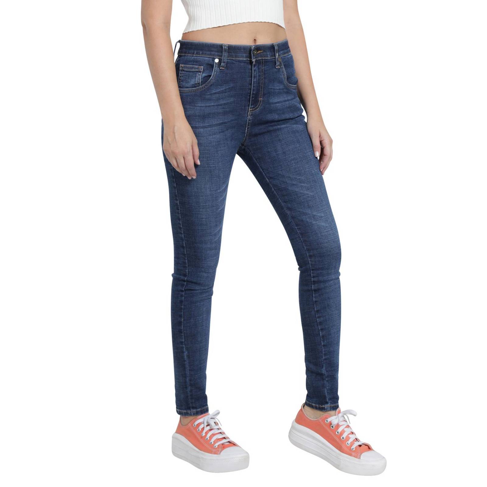 Jeans Mujer Lee Skinny Cintura extra alta 450