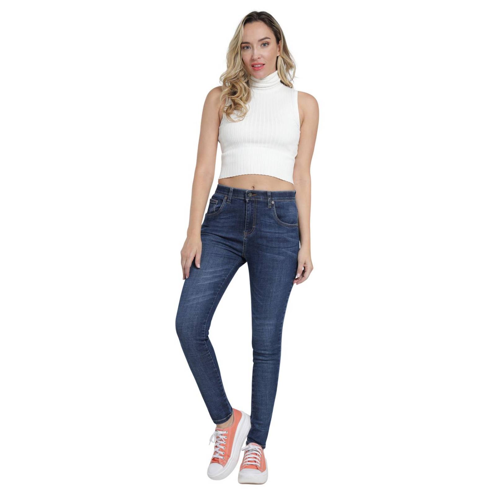 Jeans Mujer Lee Skinny Cintura extra alta 450