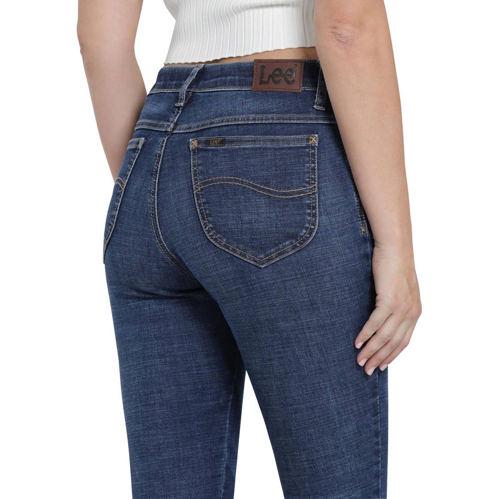 Jeans Mujer Lee Skinny Cintura extra alta 450