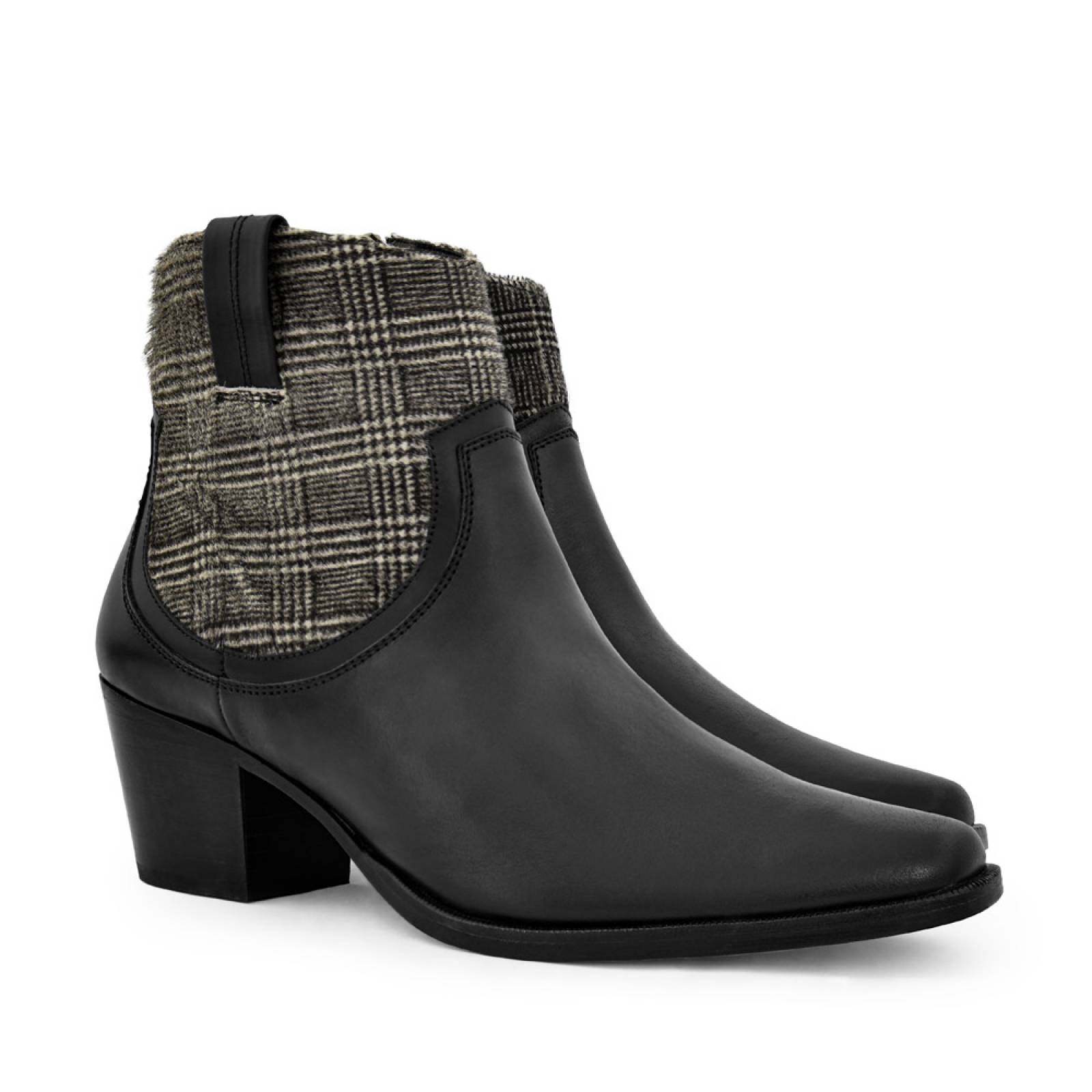 Botín Dante Georgia Black Pony Hair