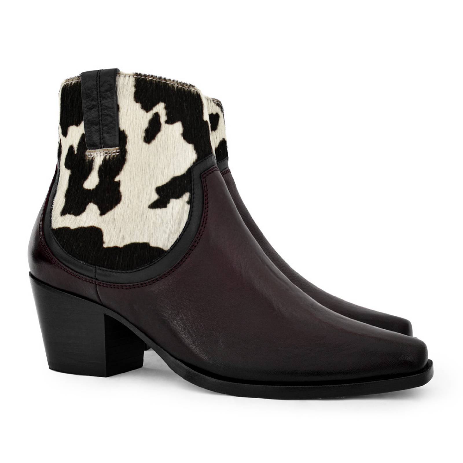 Botín Dante Georgia Wine Pony Hair