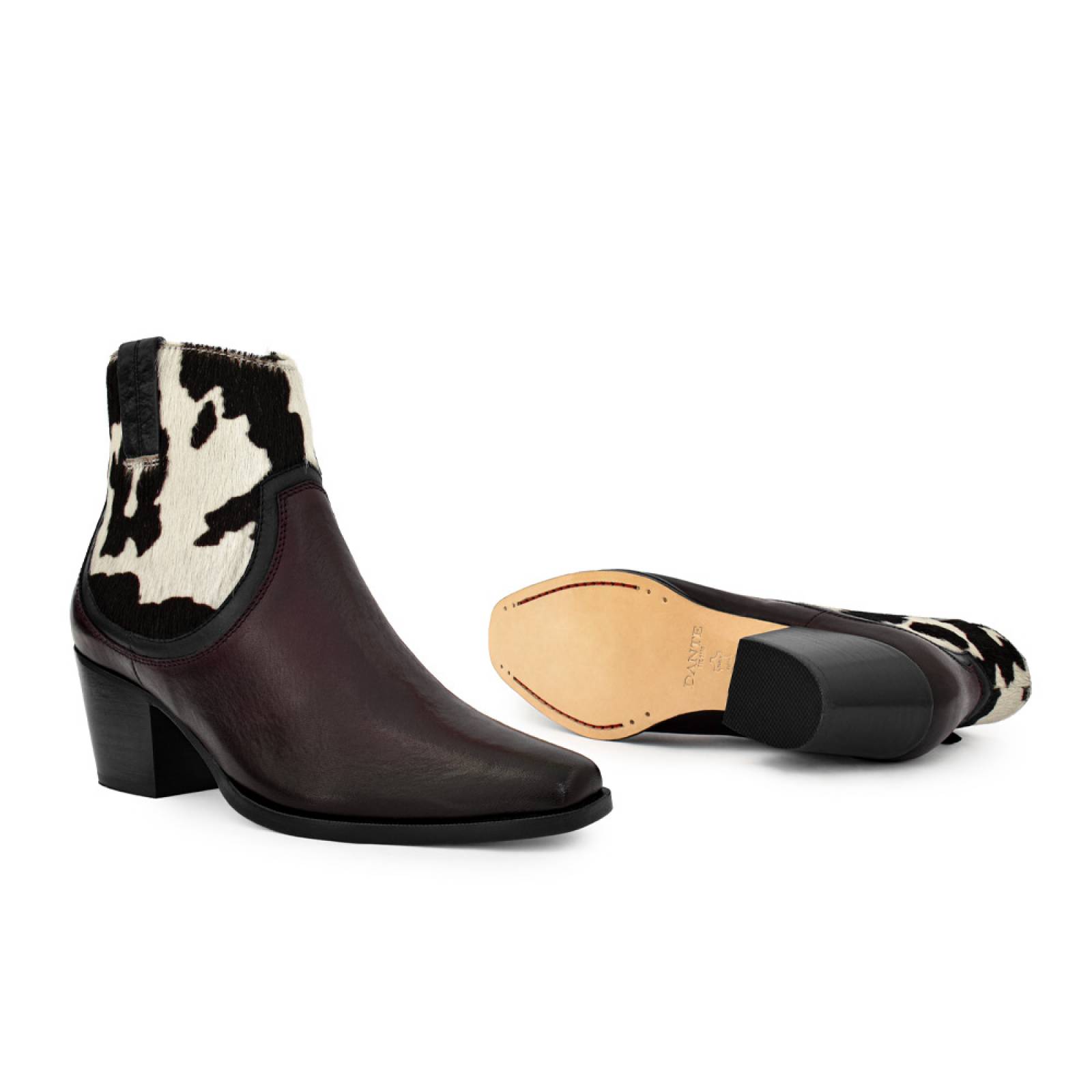 Botín Dante Georgia Wine Pony Hair