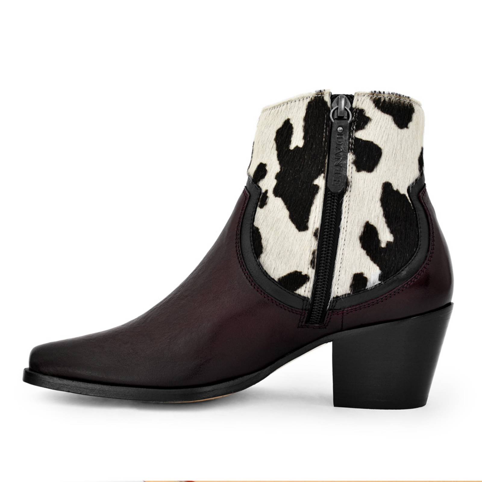 Botín Dante Georgia Wine Pony Hair