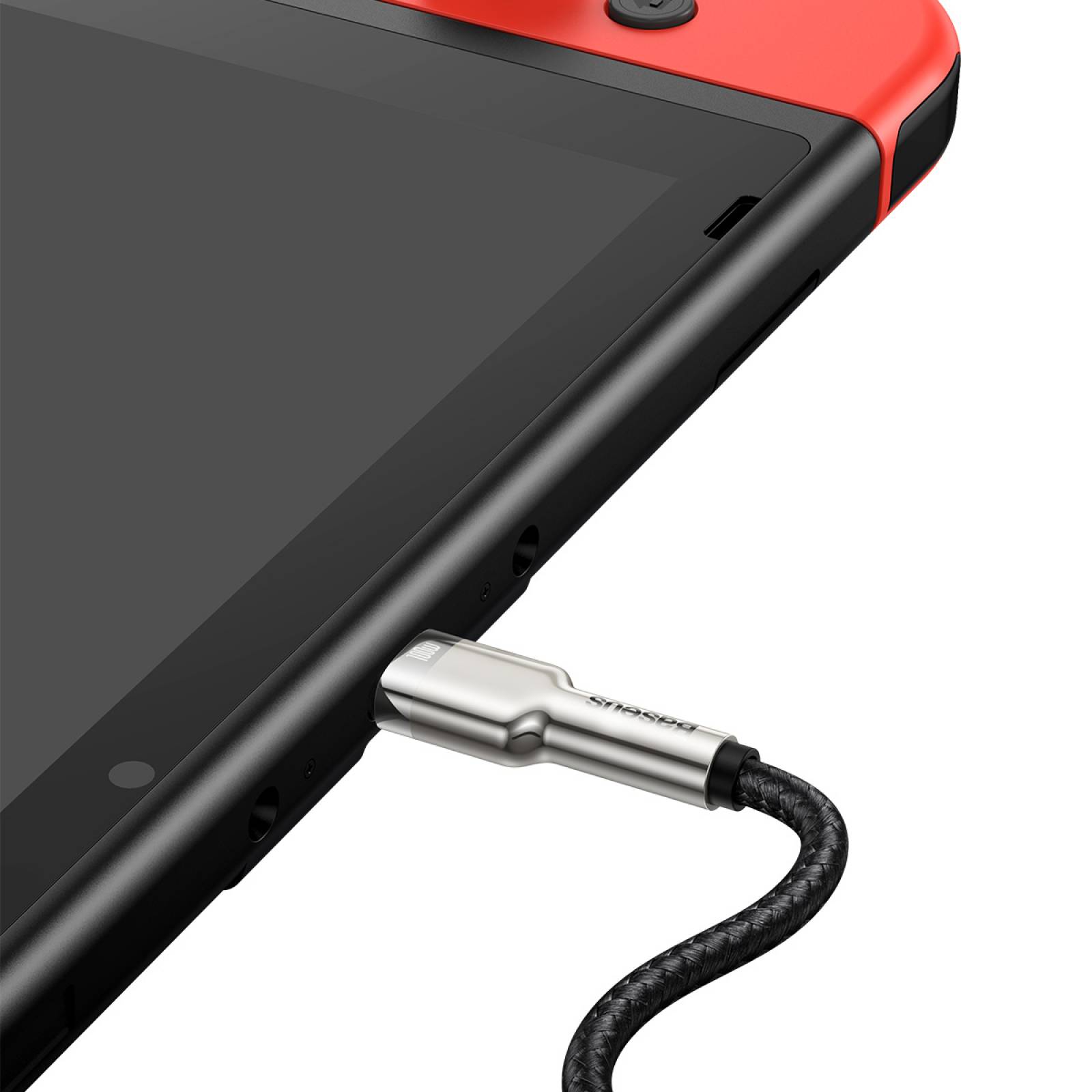 Cable de Datos Tipo-C a Tipo-C metal 100W 2m Negro Baseus