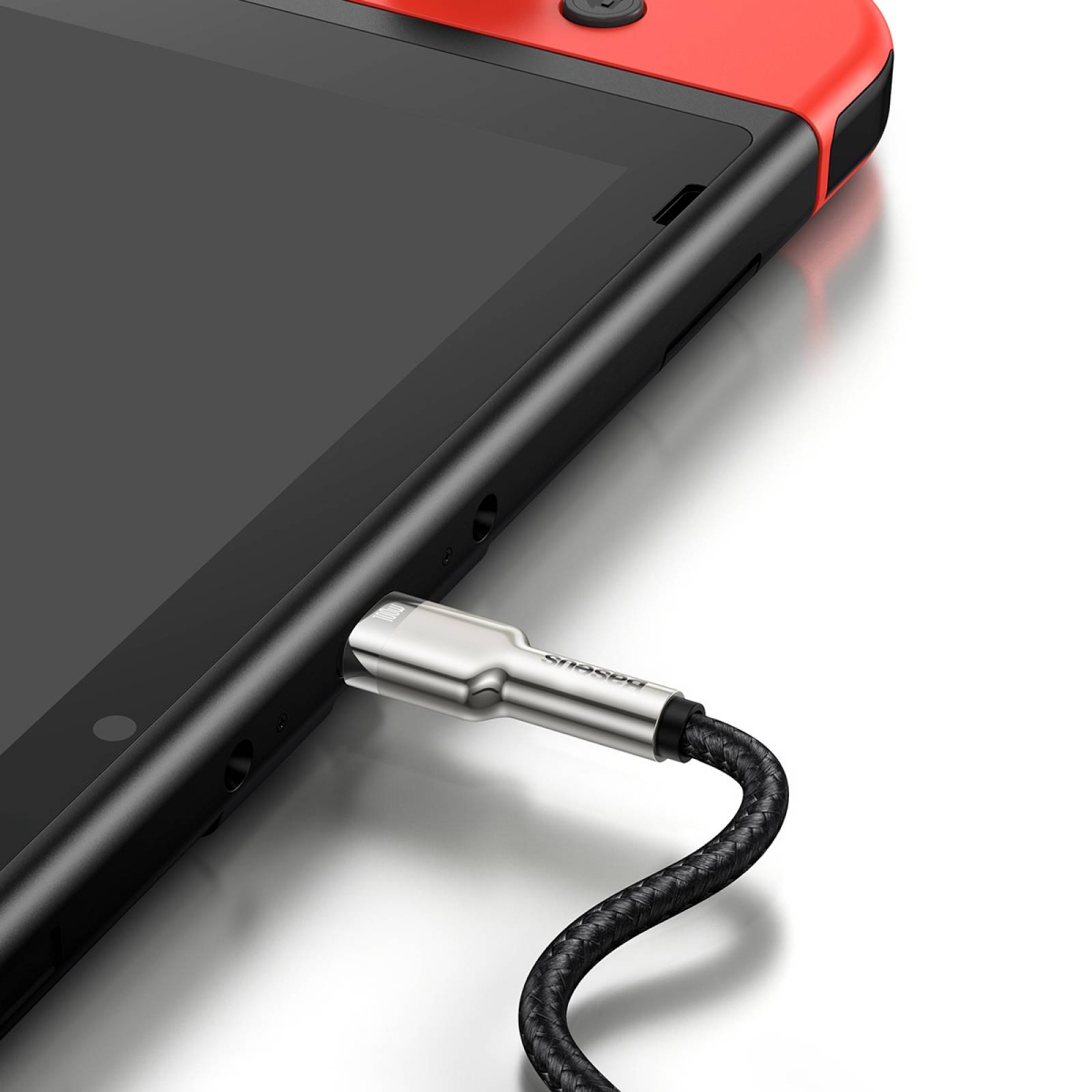 Cable de Datos Tipo-C a Tipo-C metal 100W 2m Negro Baseus