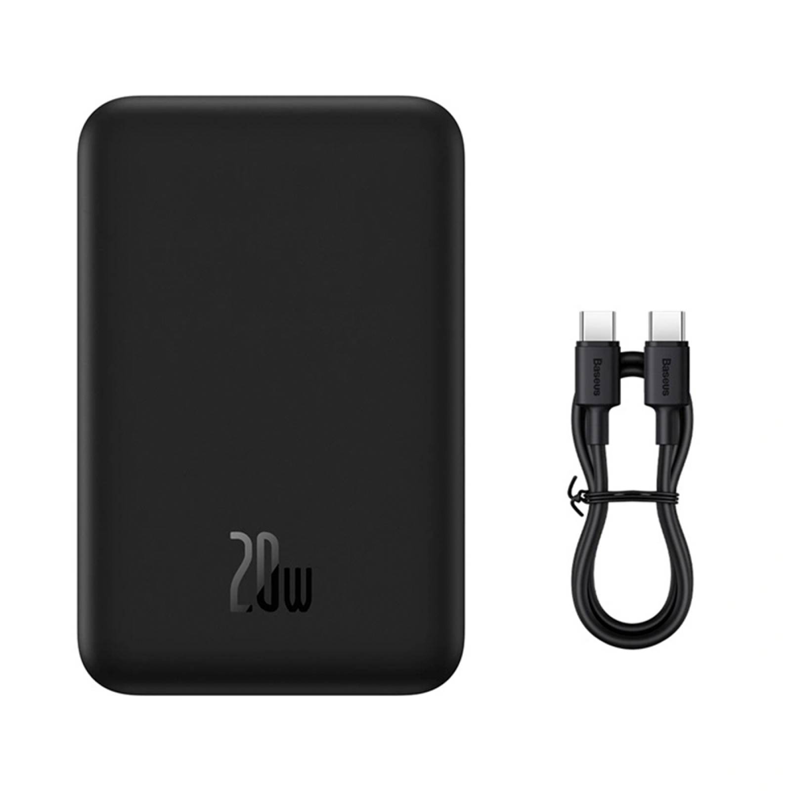 Batería Portátil Baseus PPCX150001 Magnético Tipo C Negro