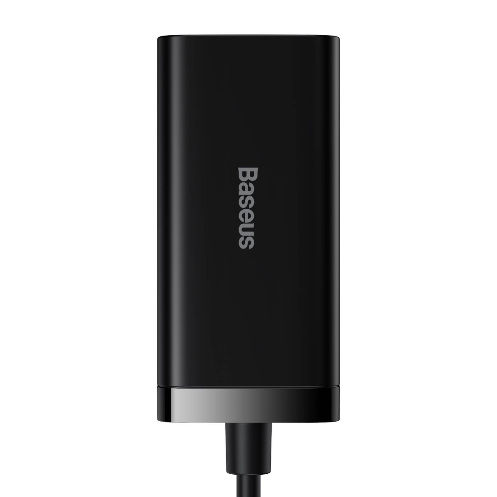 Cargador Baseus CCGP000201 GaN3 Pro 2 USB C + 2 USB A Negro