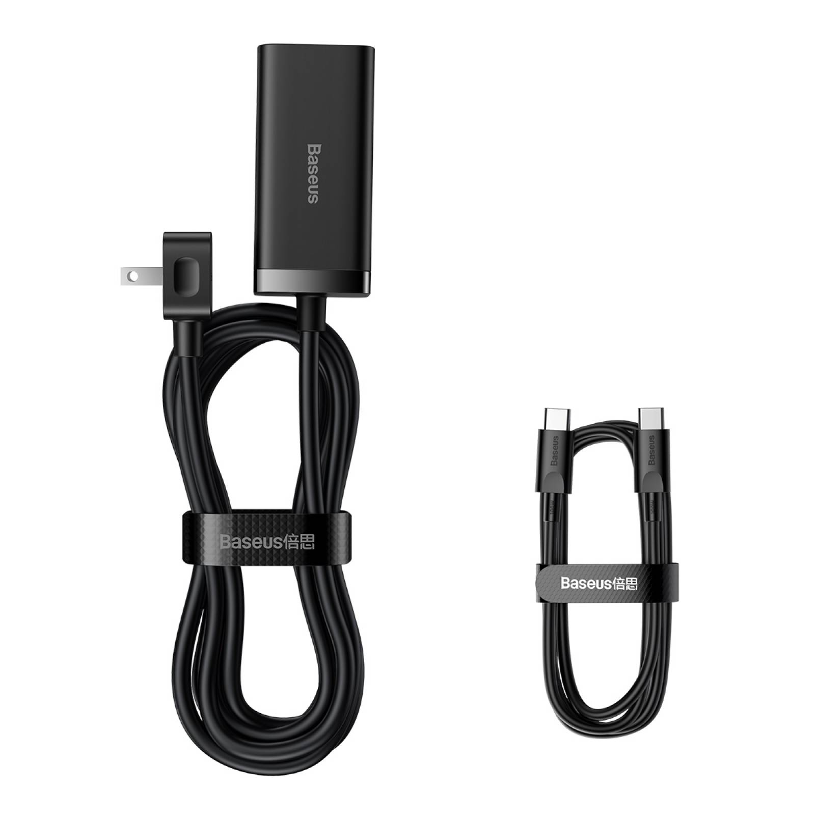 Cargador Baseus CCGP000201 GaN3 Pro 2 USB C + 2 USB A Negro