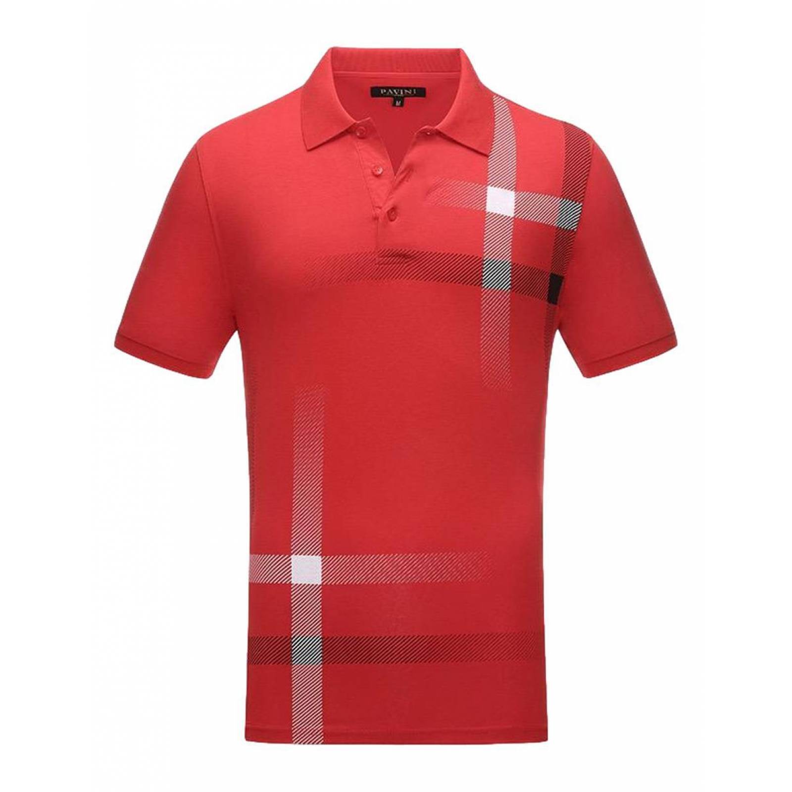 Playera Polo Para Hombre Marca Pavini PT-1004-RED
