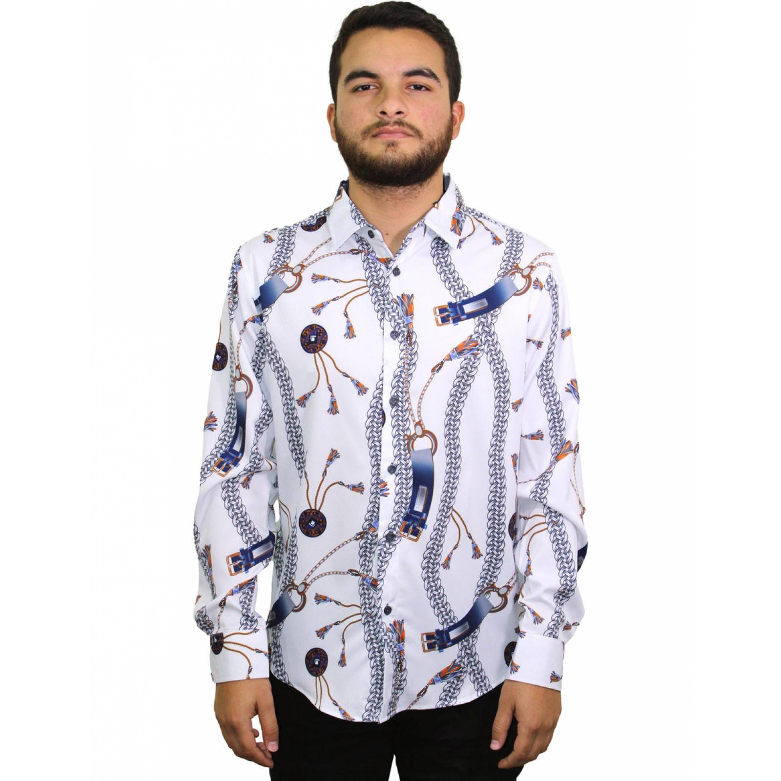 Camisas Para Hombre Marca Pavini LS021-026-09