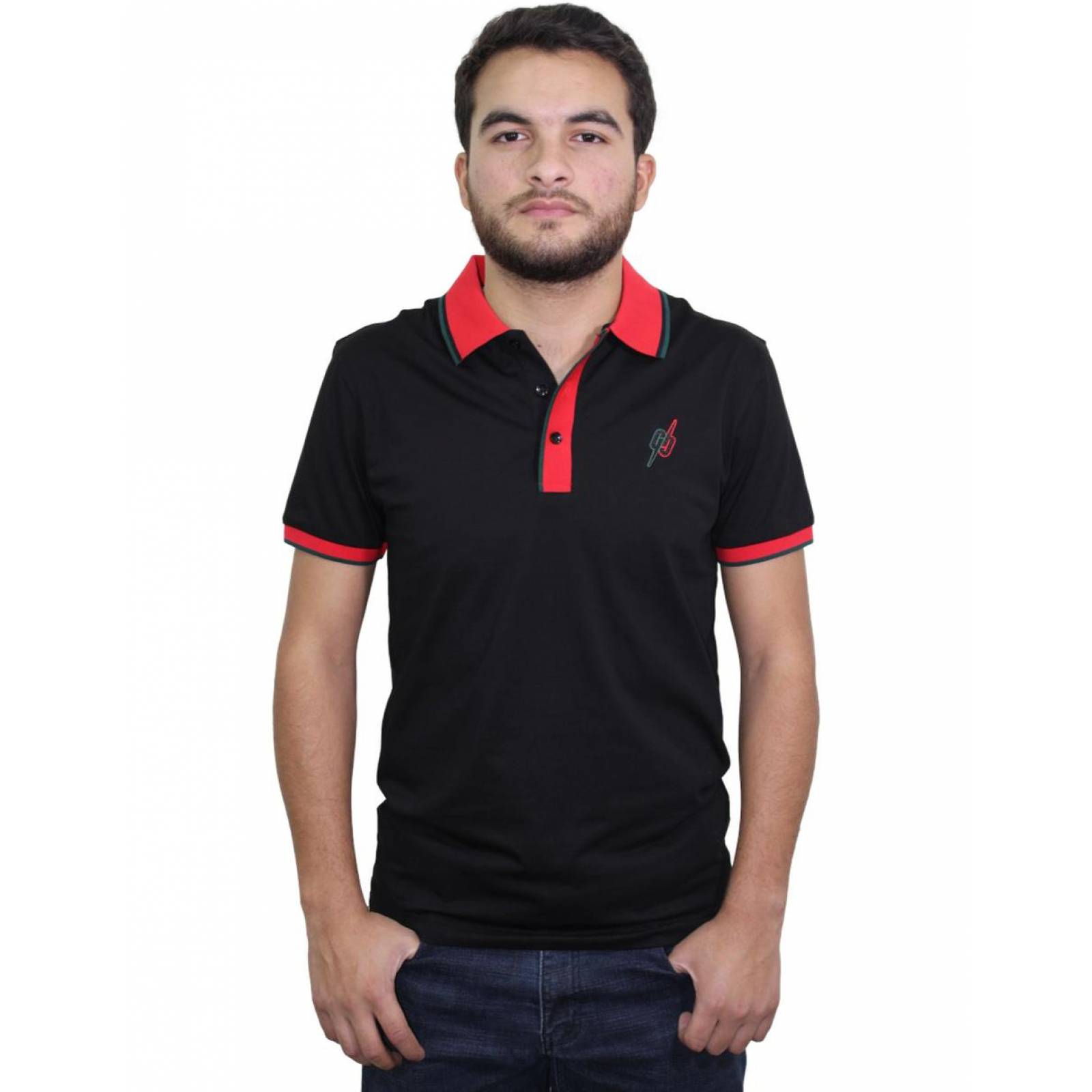 Playera Polo Para Hombre Marca Pavini P-2031-BLACK