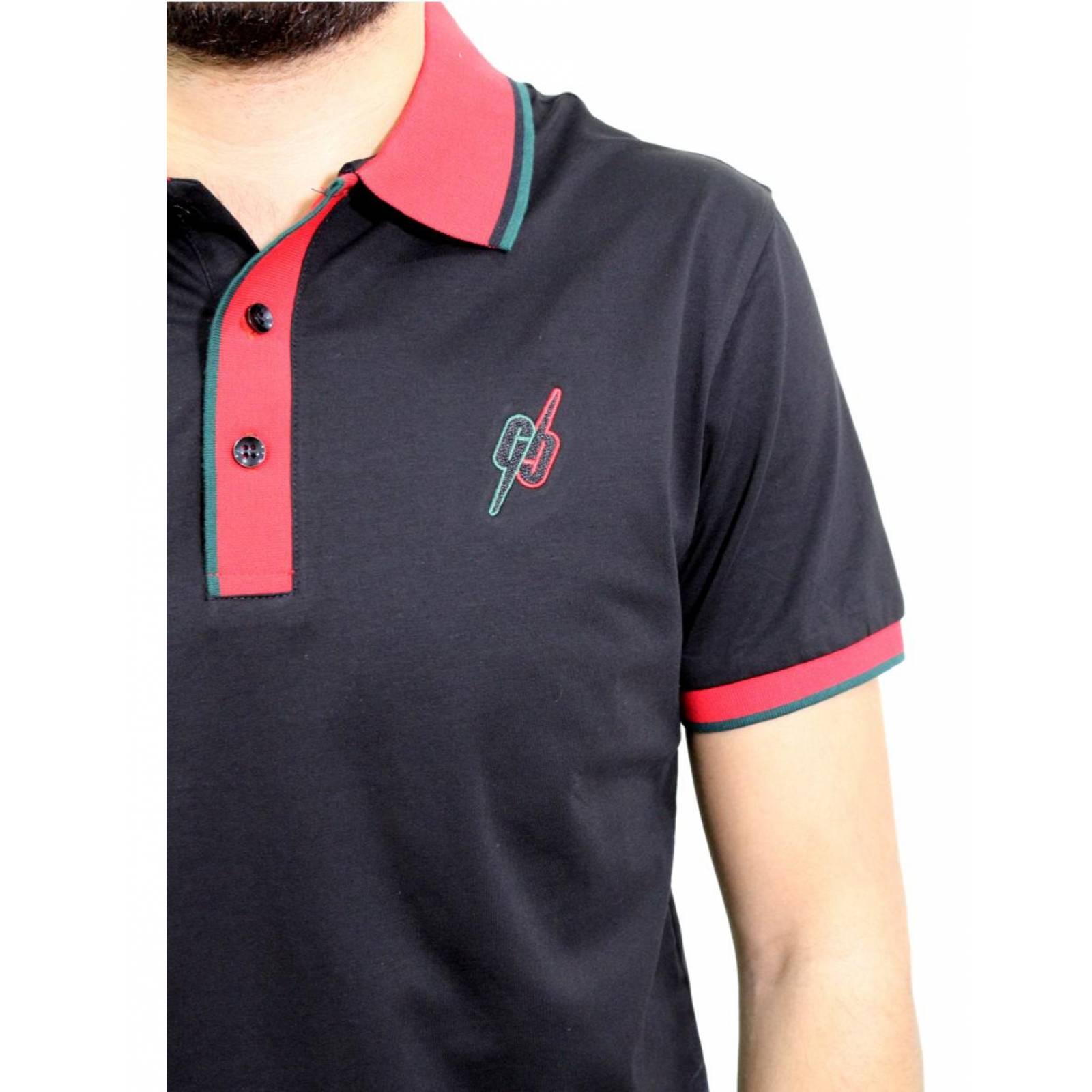 Playera Polo Para Hombre Marca Pavini P-2031-BLACK