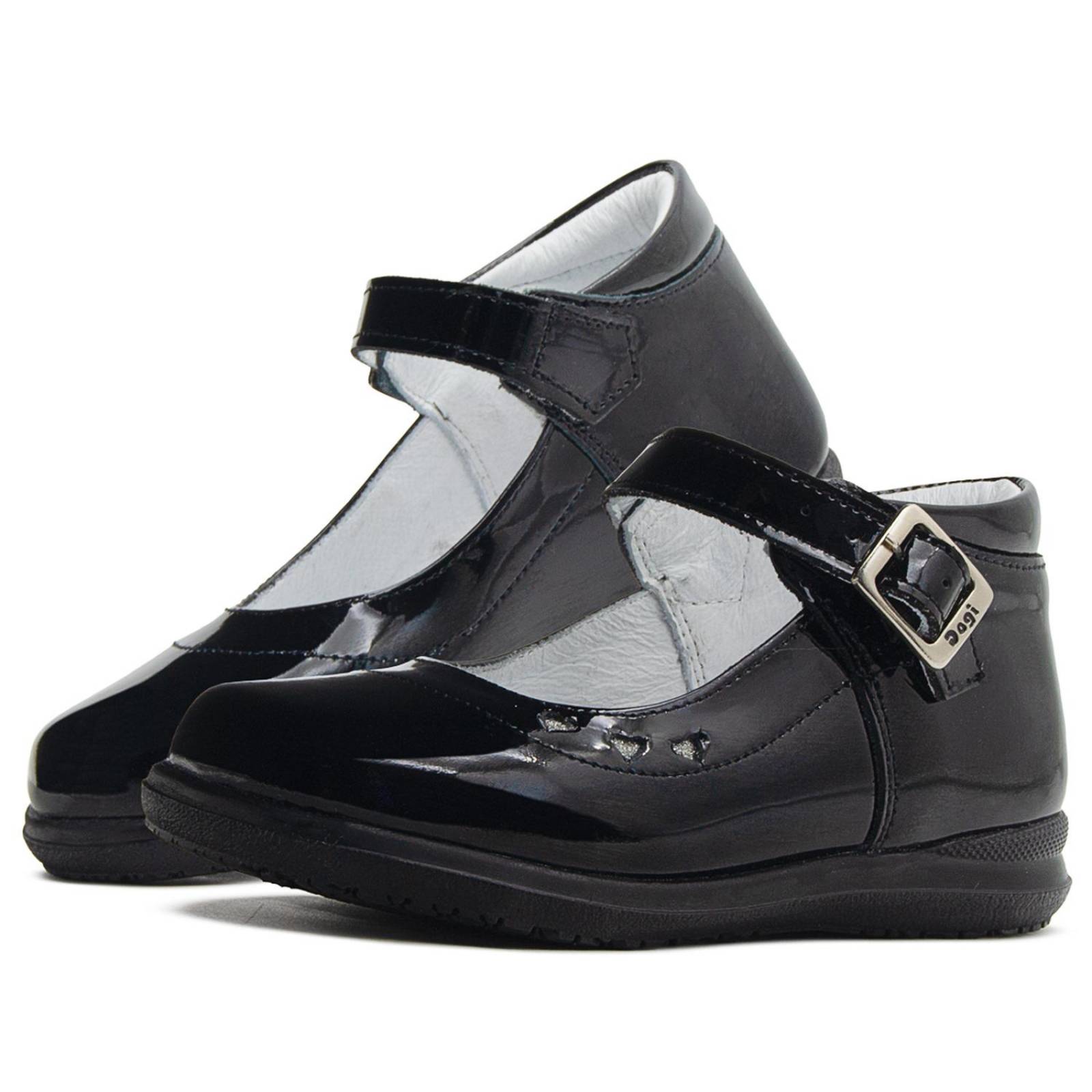 Zapato Escolar Para Niña De Piel Soporte Arco Ortopédico 