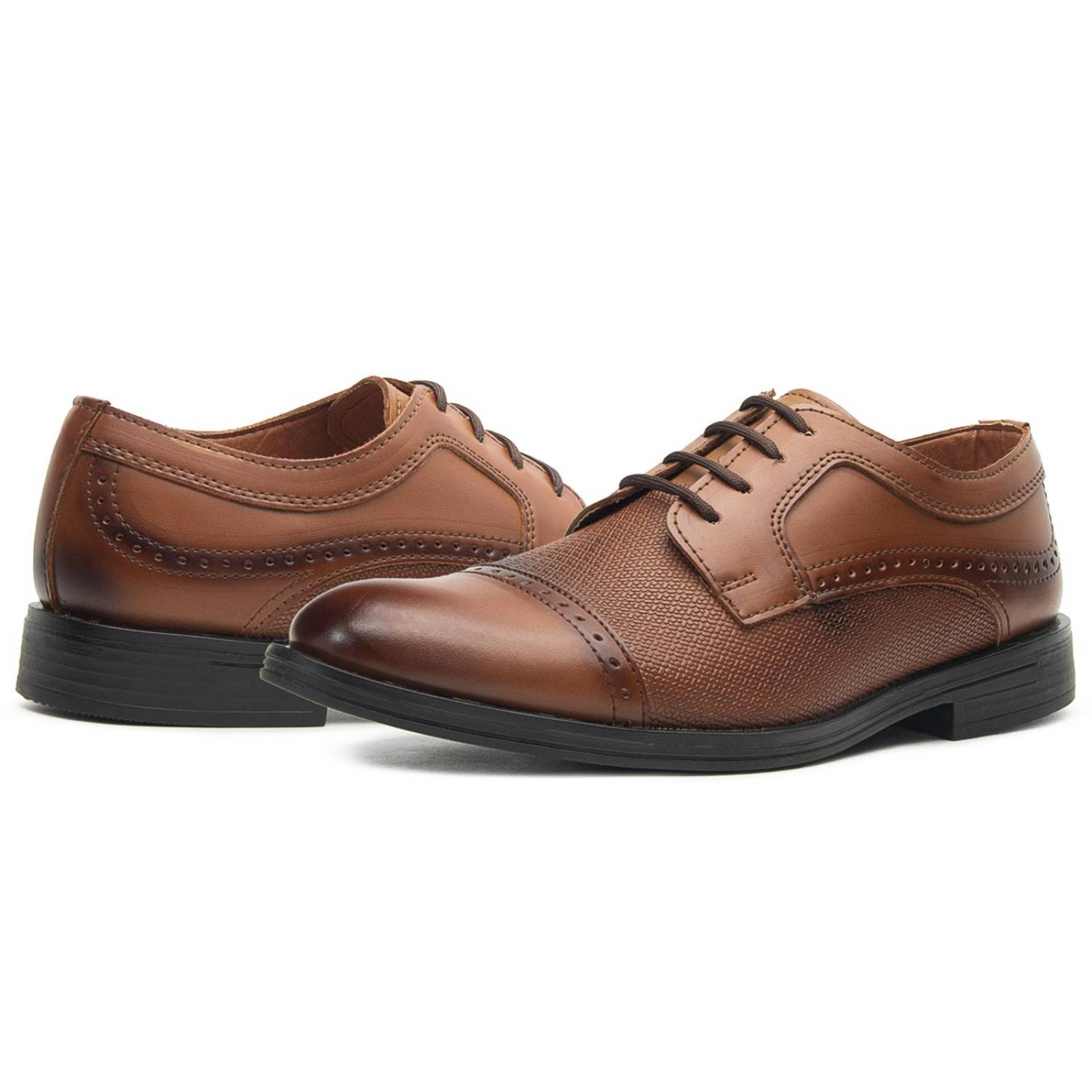 Zapato Bostoniano De Vestir Para Hombre Formal Oficina 