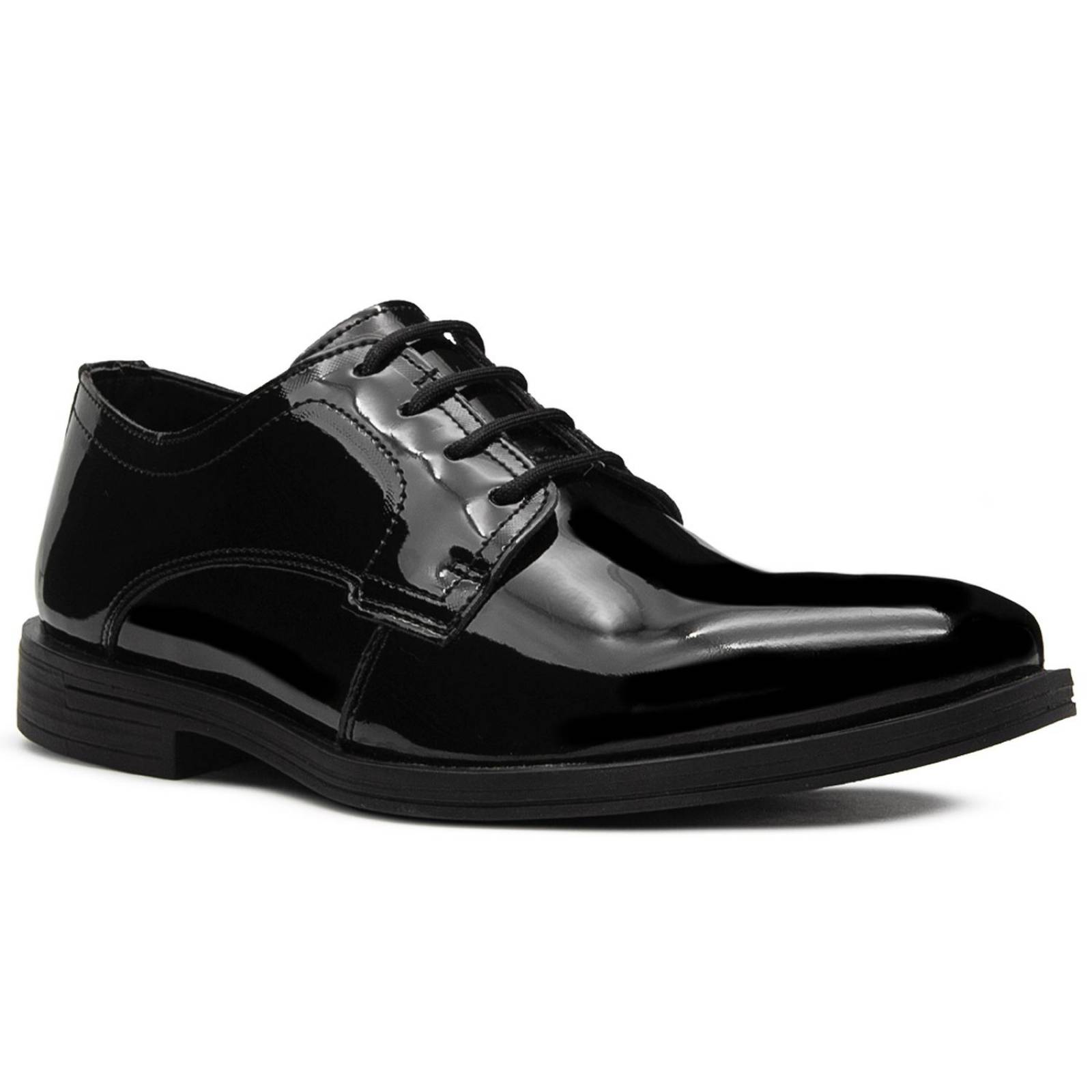 Zapato De Vestir Charol Negro Formal Oficina Para Hombre