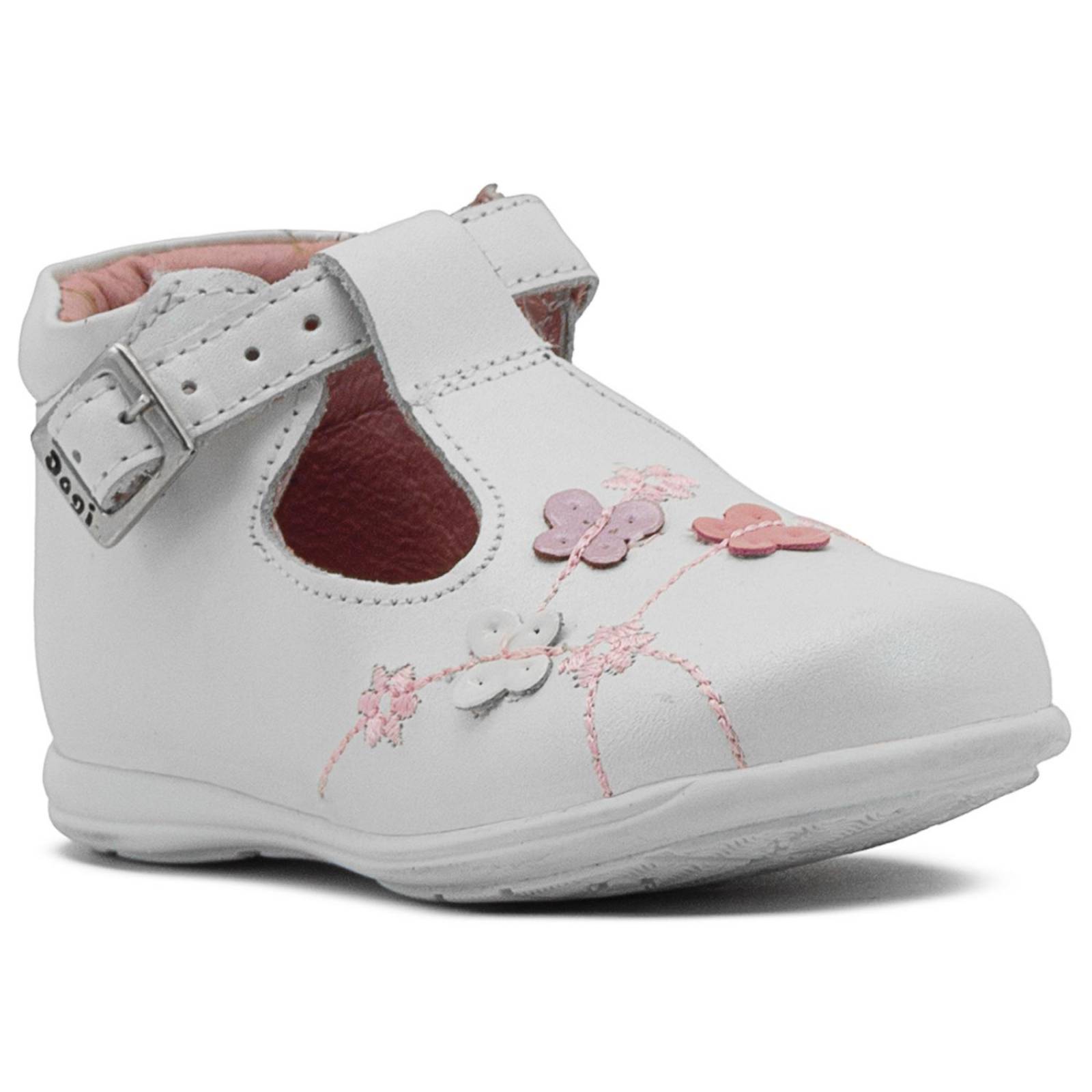 Zapato Para Niña Primeros Pasos De Piel Arco Ortopédico 