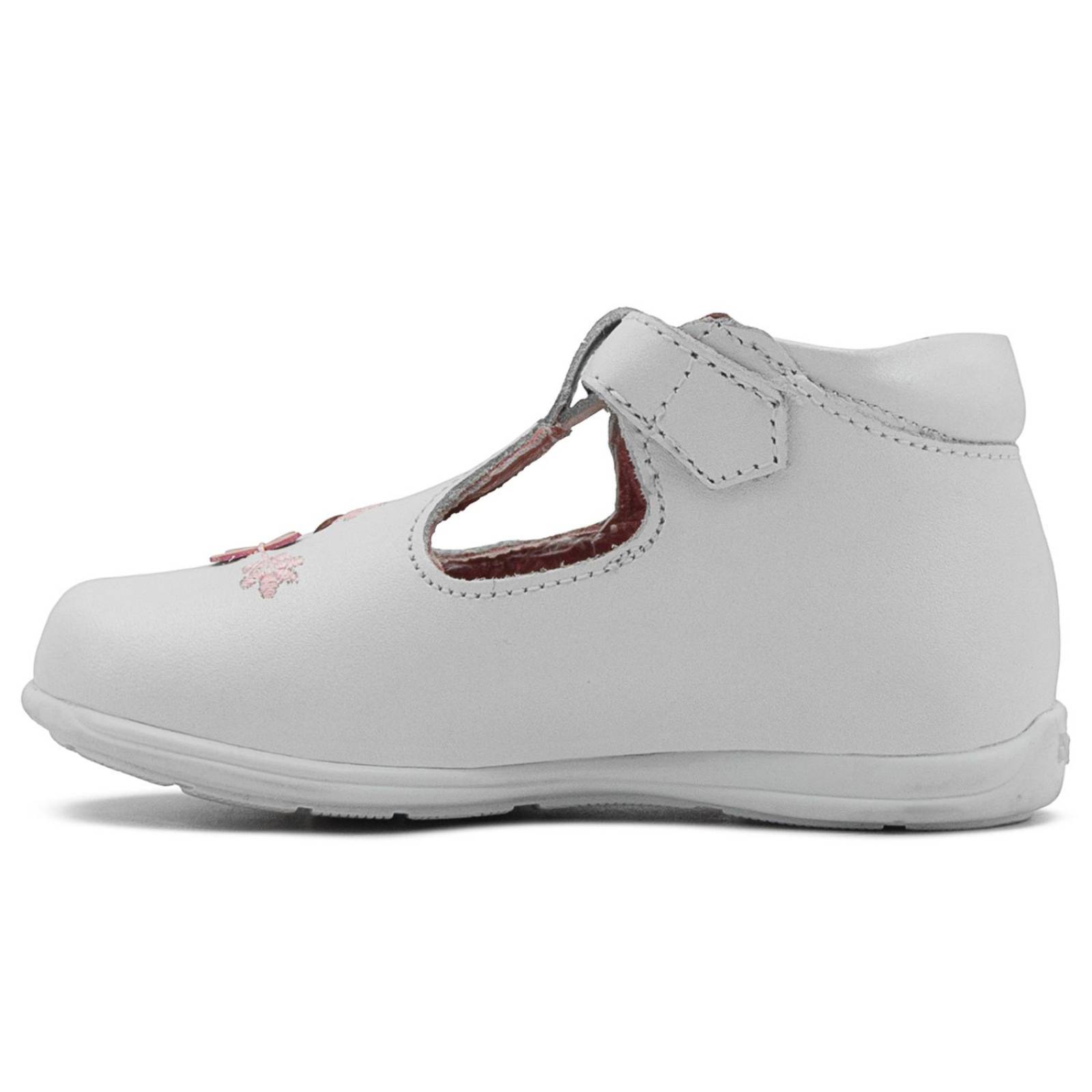 Zapato Para Niña Primeros Pasos De Piel Arco Ortopédico 