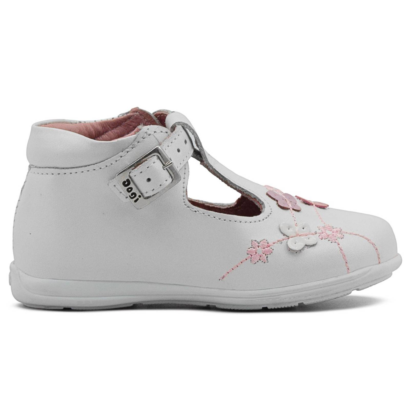 Zapato Para Niña Primeros Pasos De Piel Arco Ortopédico 