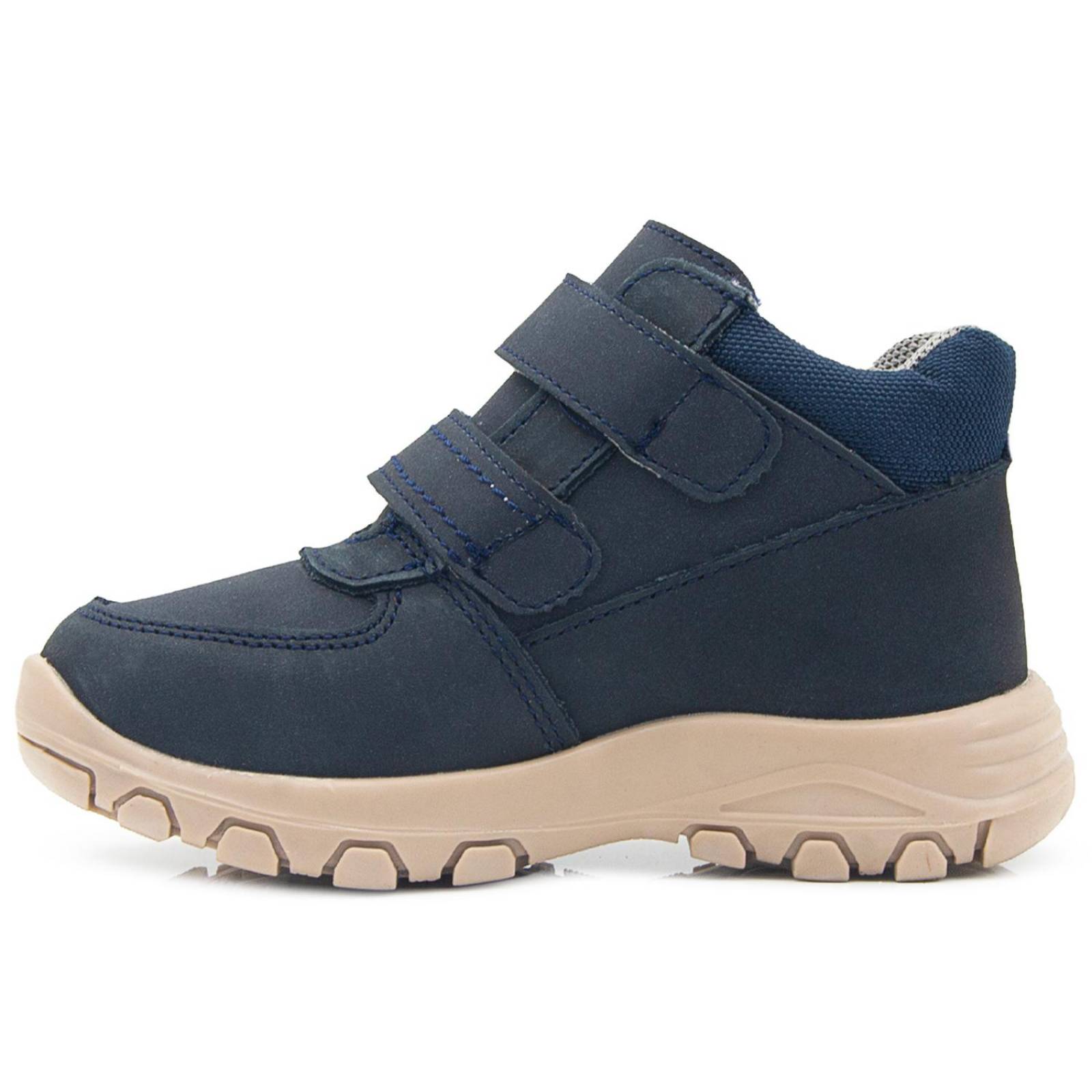 Tenis Bota Para Niño Outdoor Urbano De Piel Antiderrapantes 