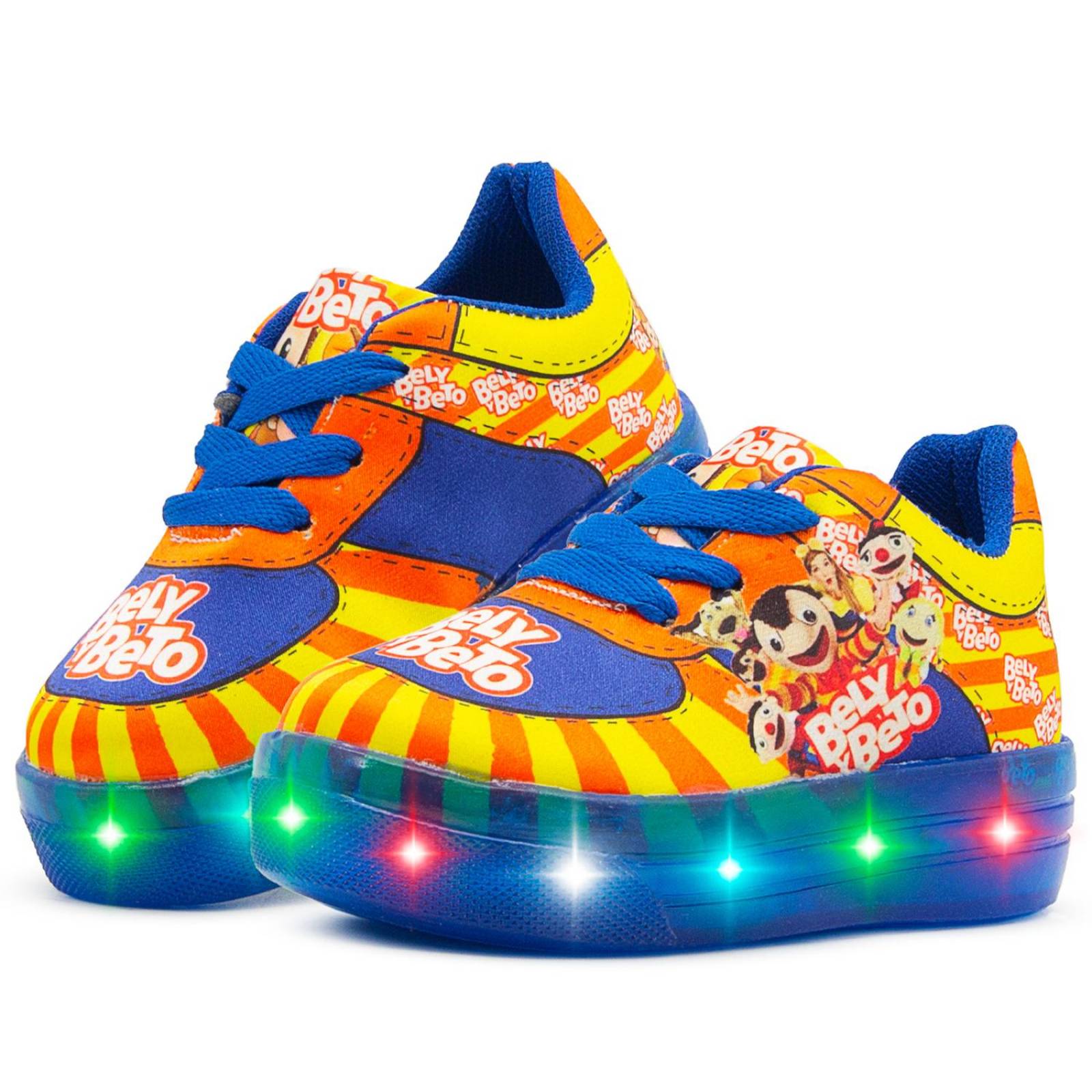 Tenis Luces Led Bely y Beto Para Niño Moda Suela Antiderrapante 