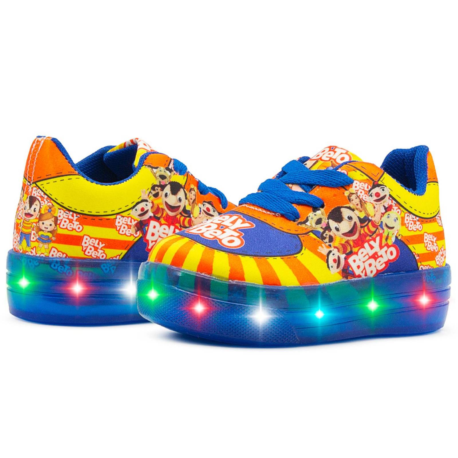 Tenis Luces Led Bely y Beto Para Niño Moda Suela Antiderrapante 