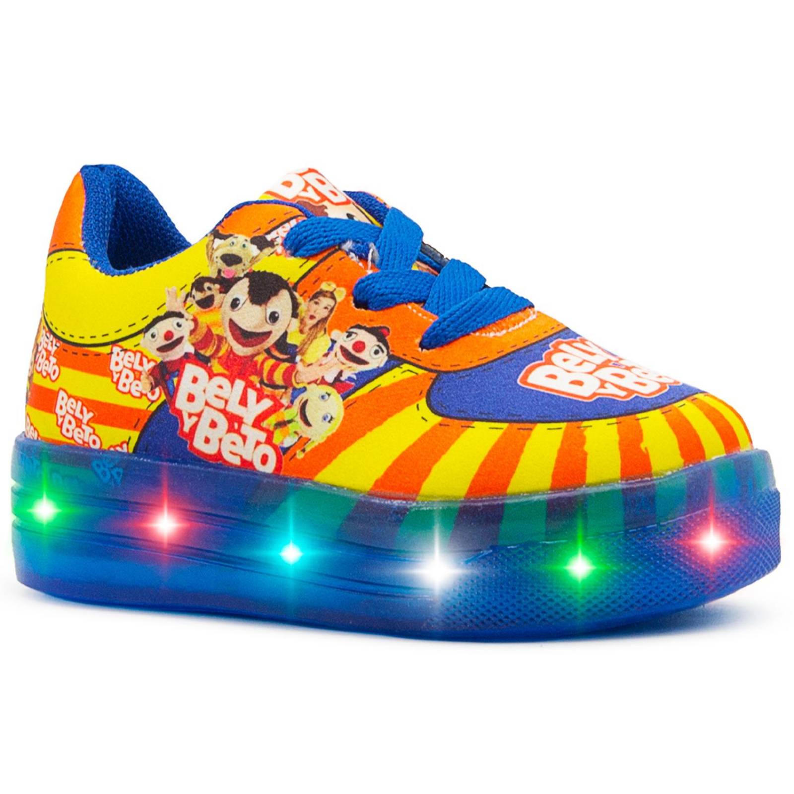 Tenis Luces Led Bely y Beto Para Niño Moda Suela Antiderrapante 