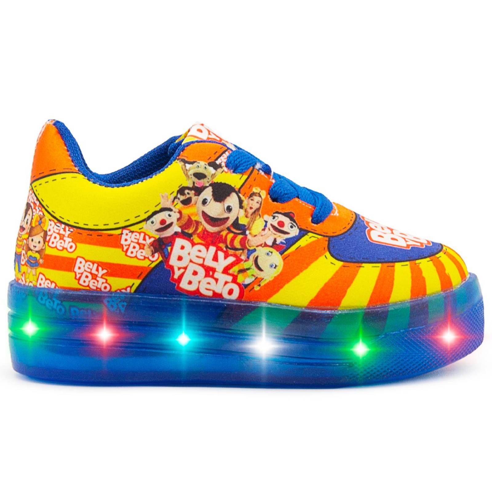 Tenis Luces Led Bely y Beto Para Niño Moda Suela Antiderrapante 